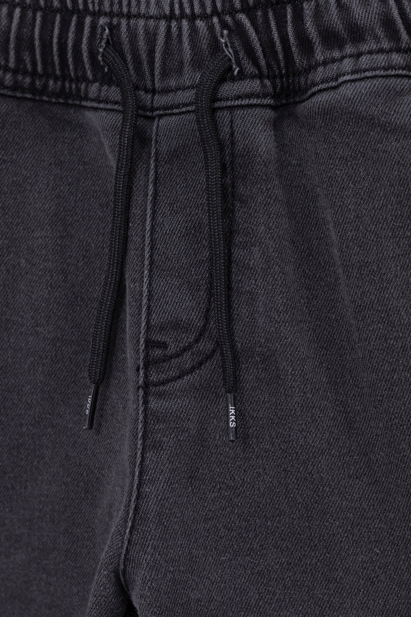 LOOSE GREY DENIM BATTLE SPIRIT JOGGERS FOR BOYS 7