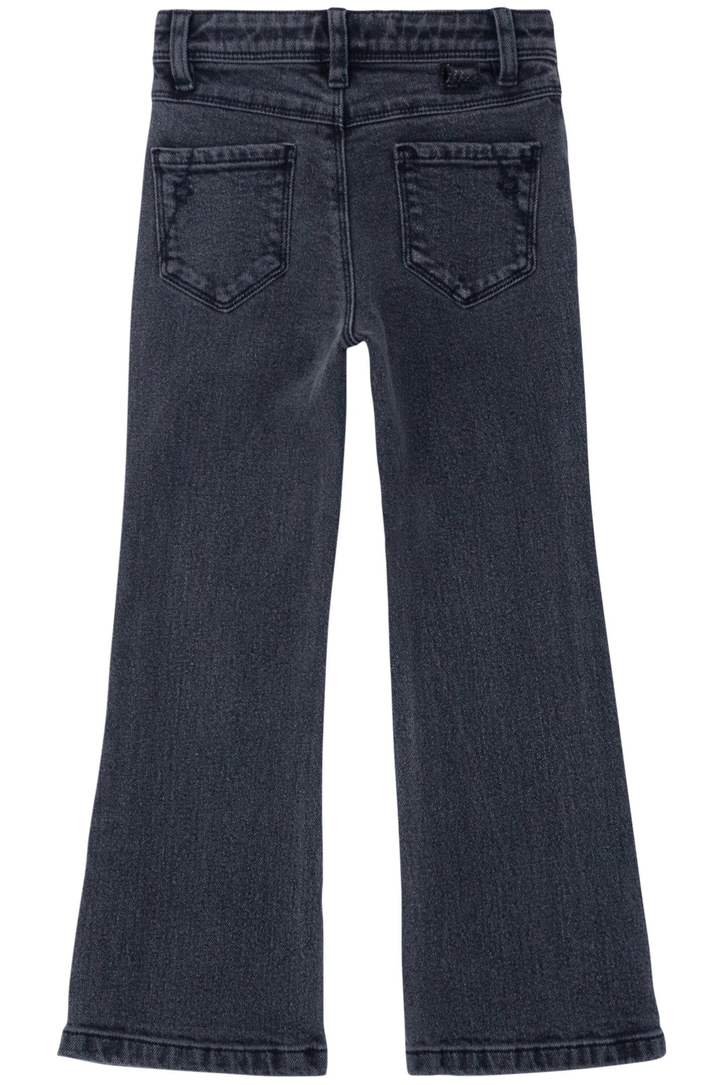 GIRLS' DARK GREY FLARE JEANS 2