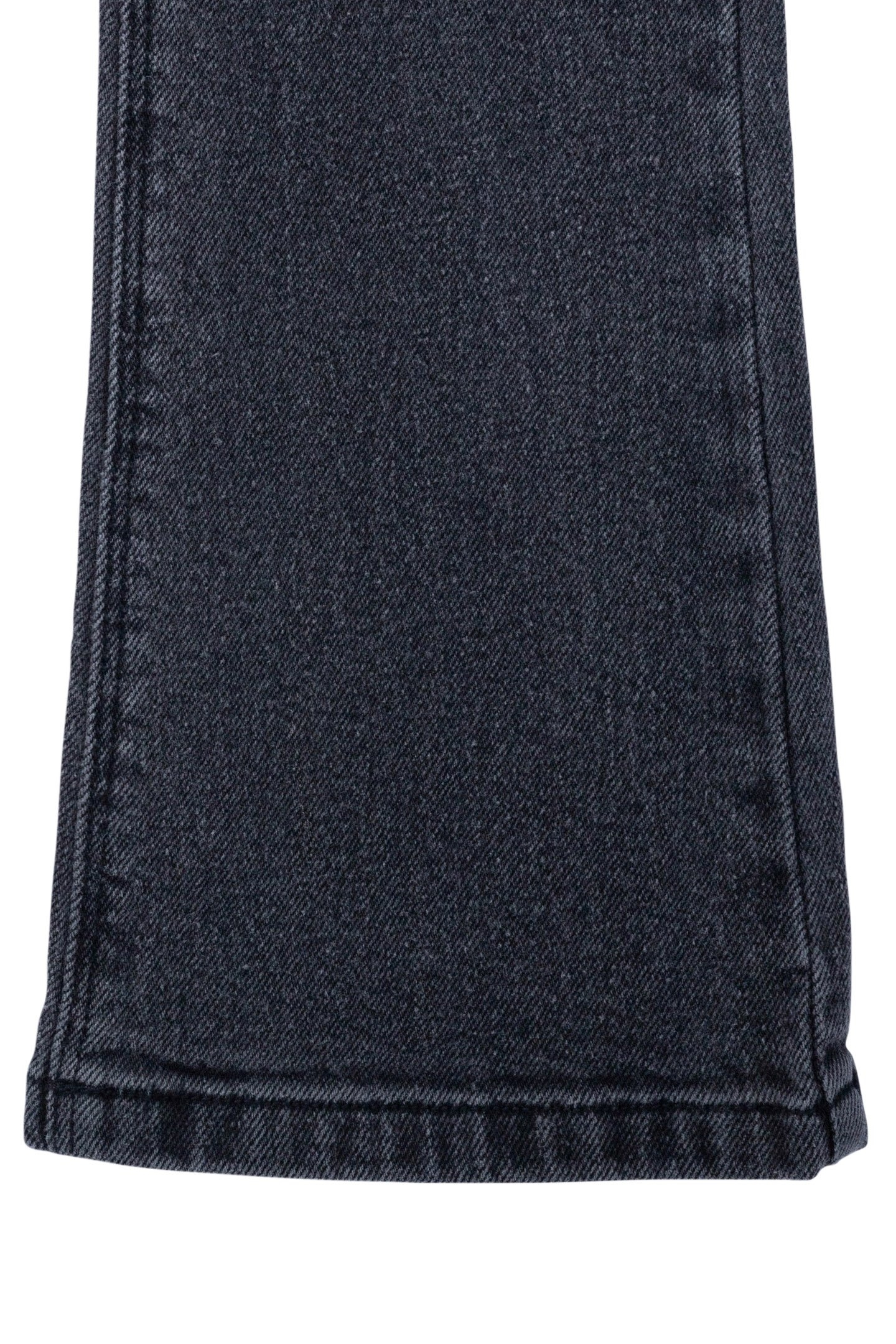 GIRLS' DARK GREY FLARE JEANS 7