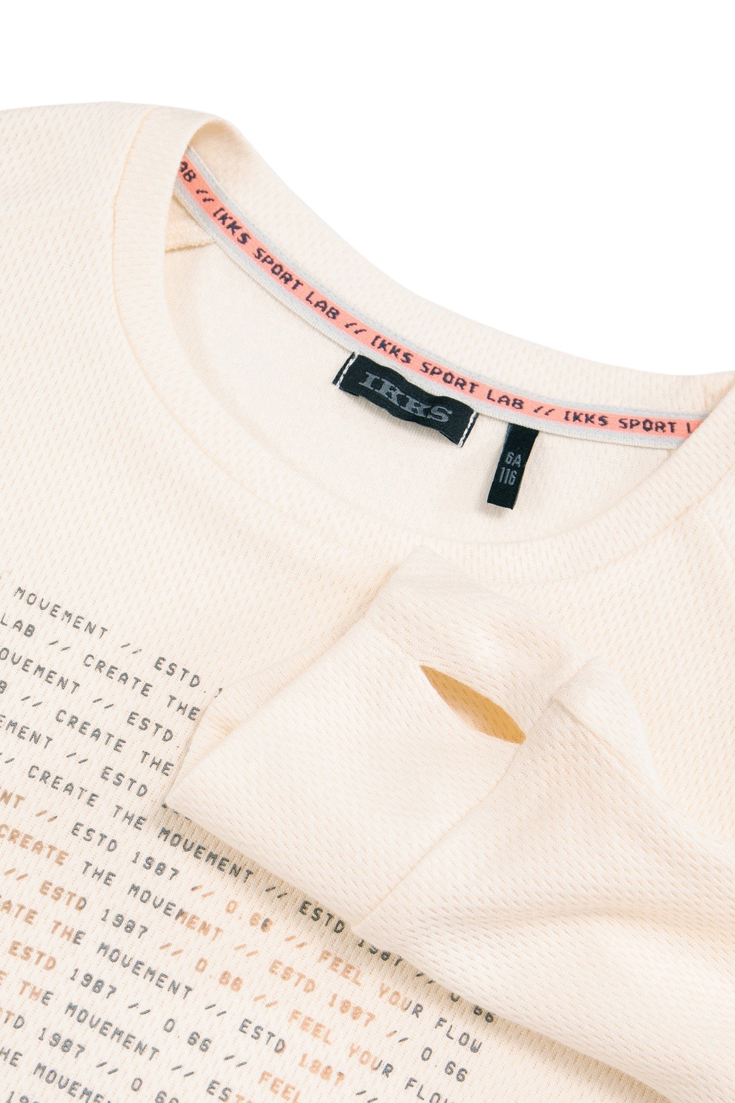 BOY'S ECRU FANCY PRINT THERMOREACTIVE T-SHIRT 5