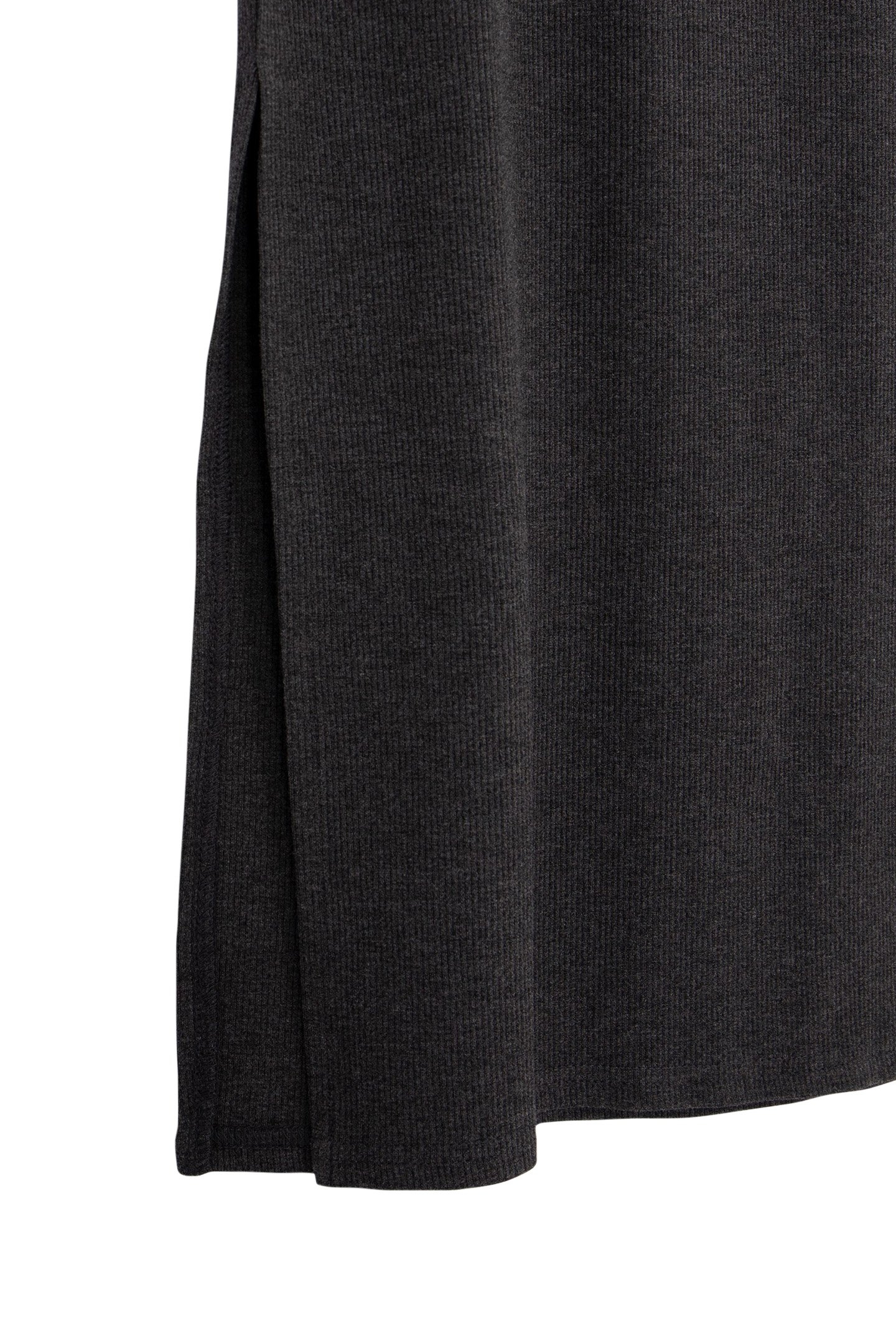 GIRL'S GREY RIB-KNIT TUBE DRESS 3