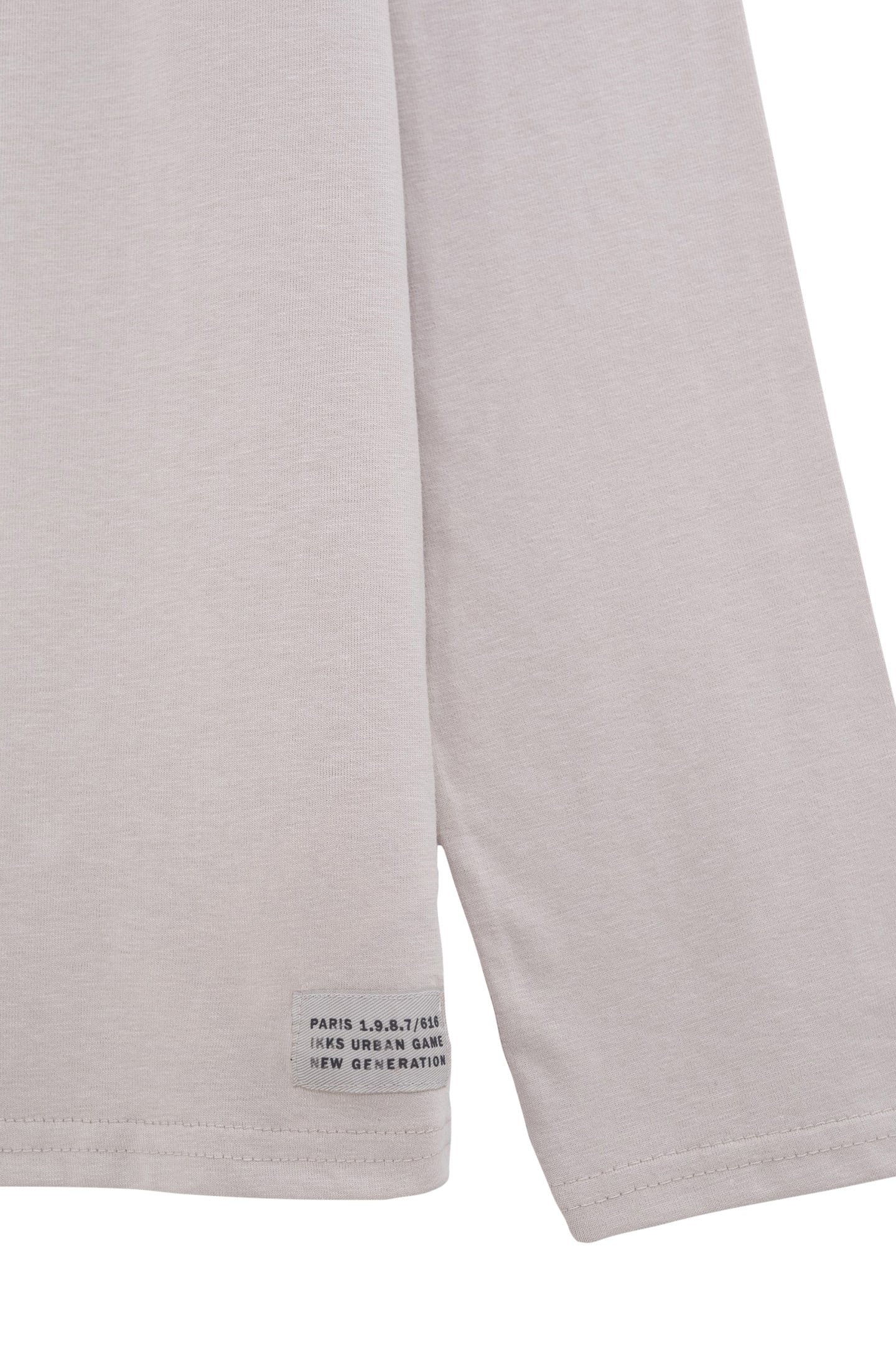 BOY'S BEIGE ORGANIC COTTON T-SHIRT WITH EMBROIDERED SLOGAN 4