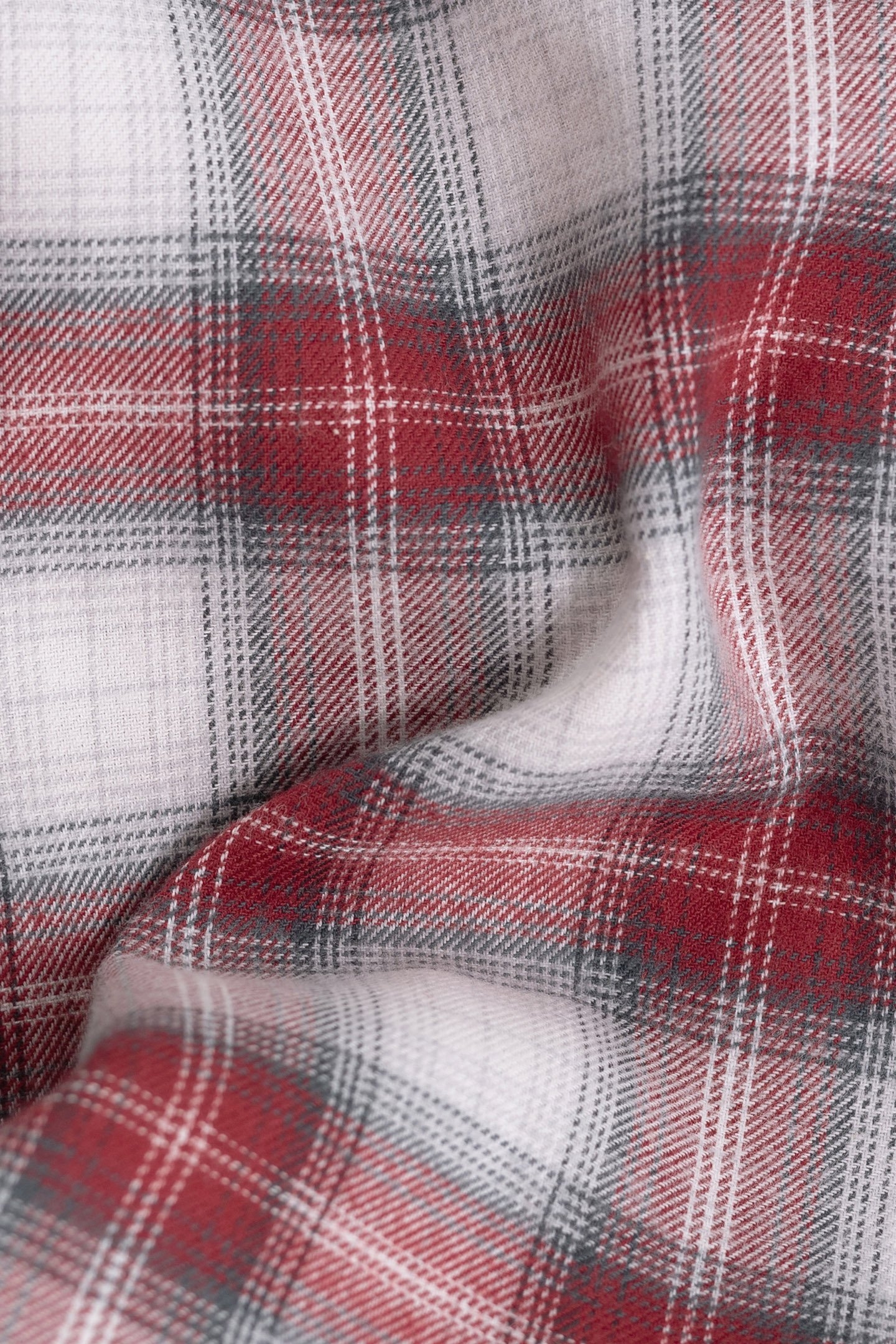 GIRL'S BURGUNDY PLAID SHIRT 6