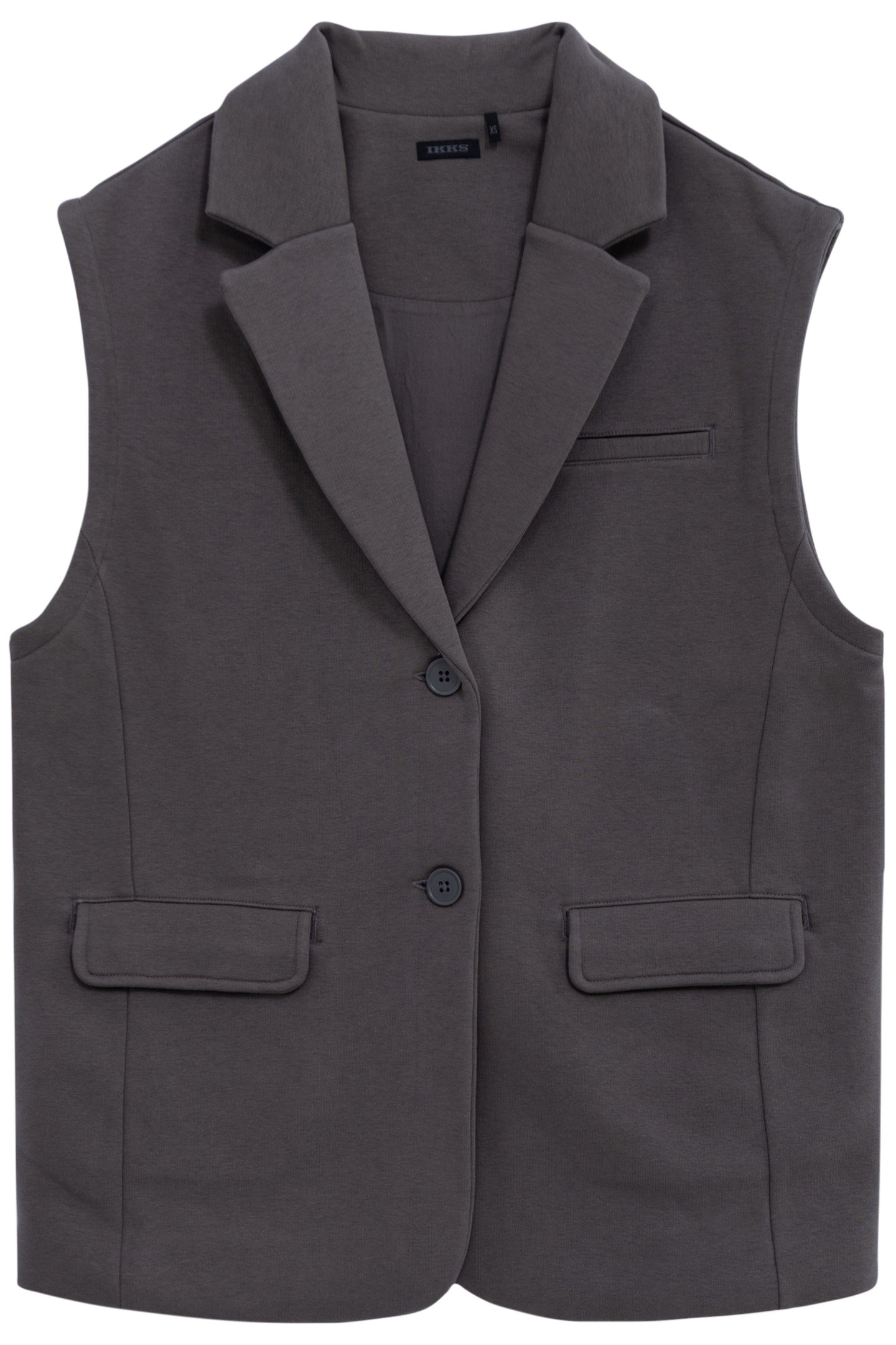 GREY FLEECE CARDIGAN SPIRIT SLEEVELESS JACKET GIRL 1