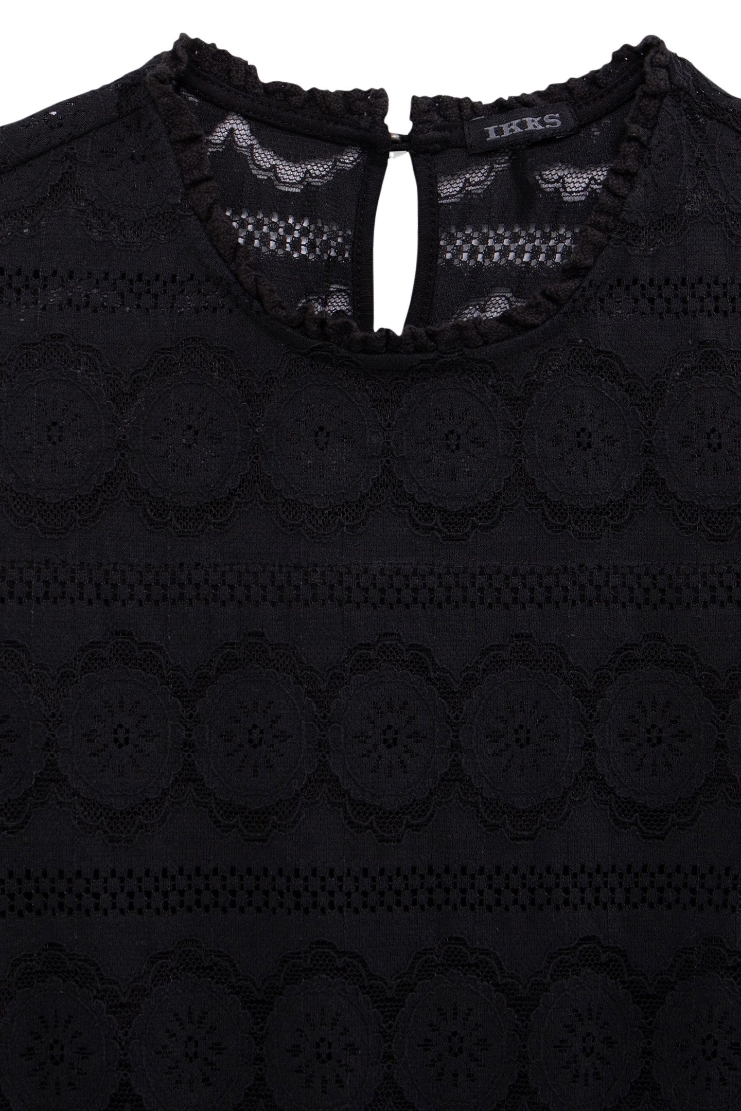 GIRL'S ALL-LACE BLACK DRESS 3