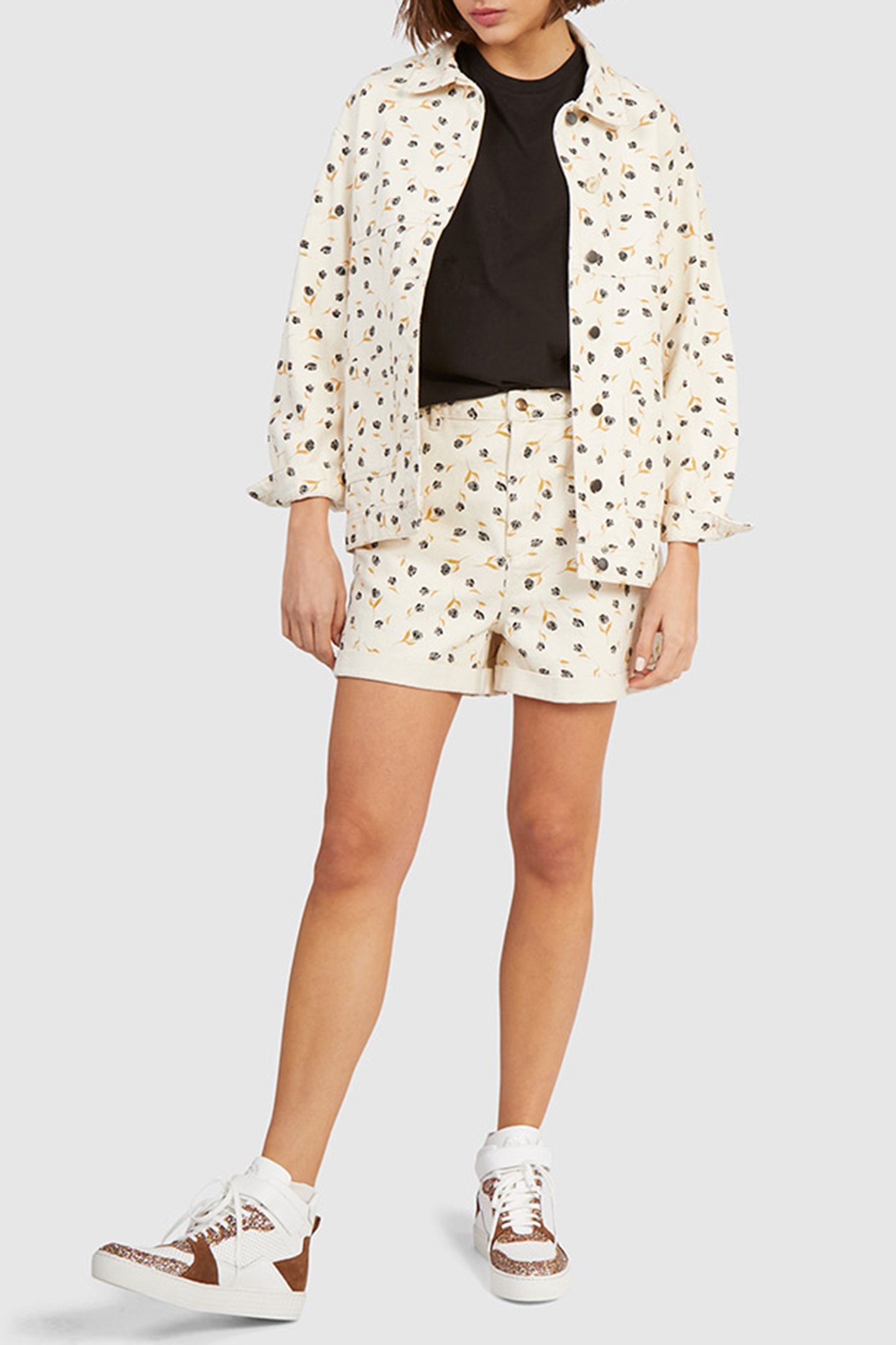 BLACK REVERSIBLE T-SHIRT WITH LACE BACK 3