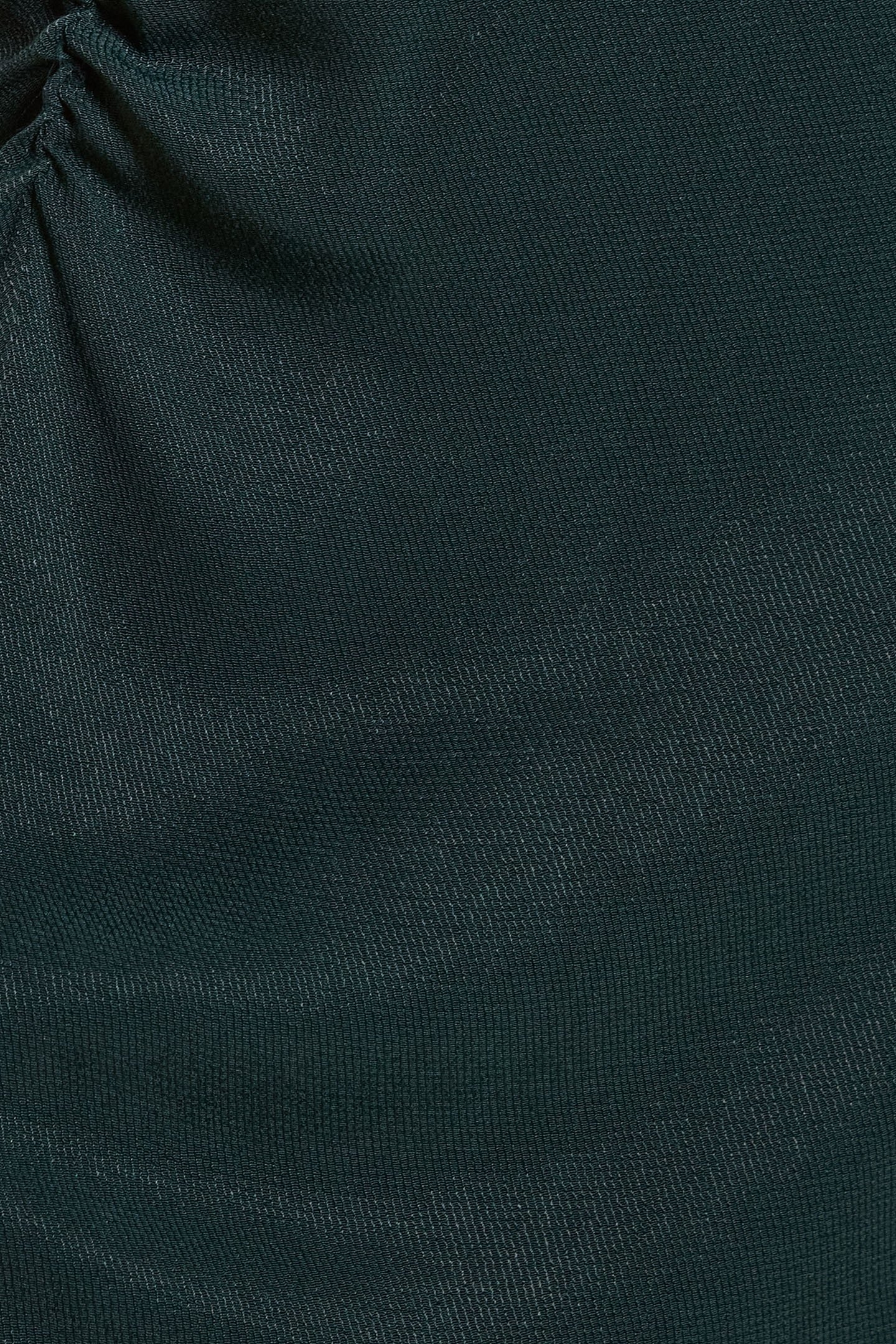 MIDNIGHT GREEN MIDI SKIRT  SIDE SLIT 7