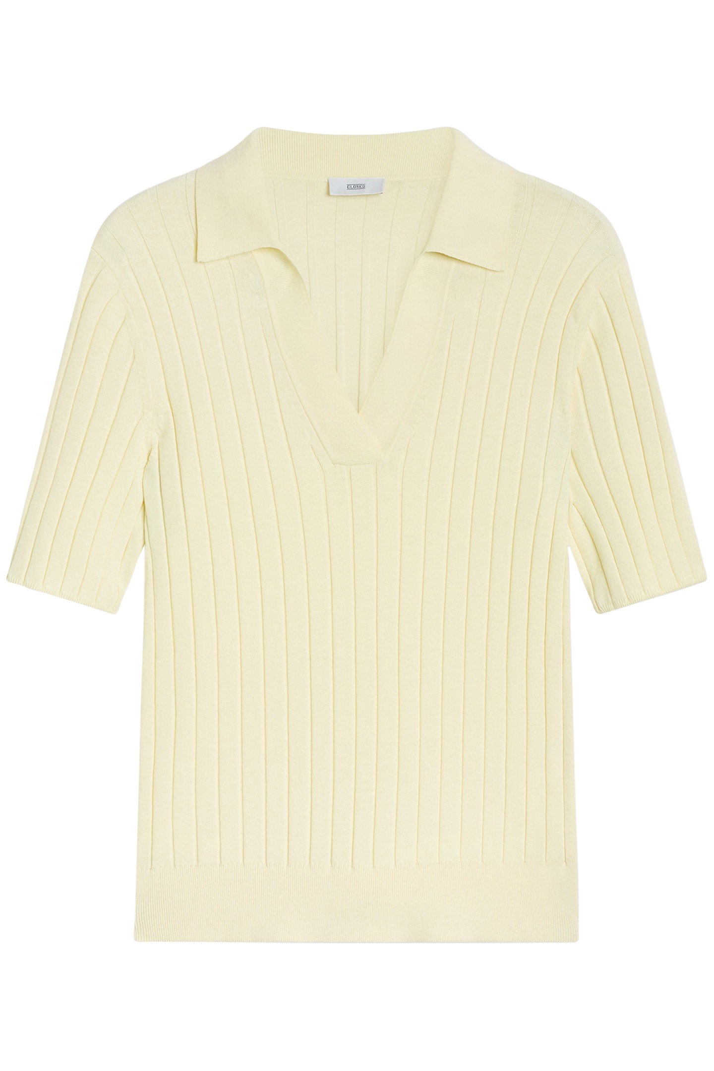 KNITTED POLO KNITS YELLOW ORCHID 4