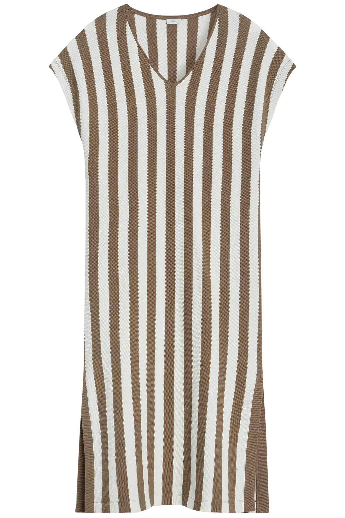 V NECK T-SHIRT DRESS DRESSES NUTMEG 1