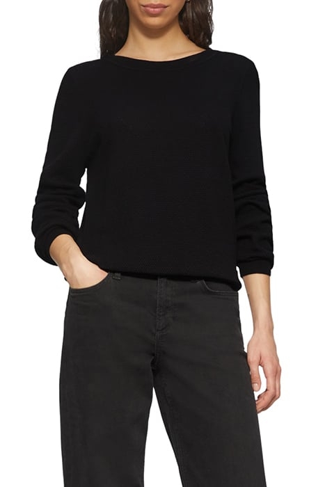 S.OLIVER-QS PULLOVER BLACK 1