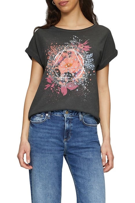 S.OLIVER-QS T-SHIRTS BLACK 1