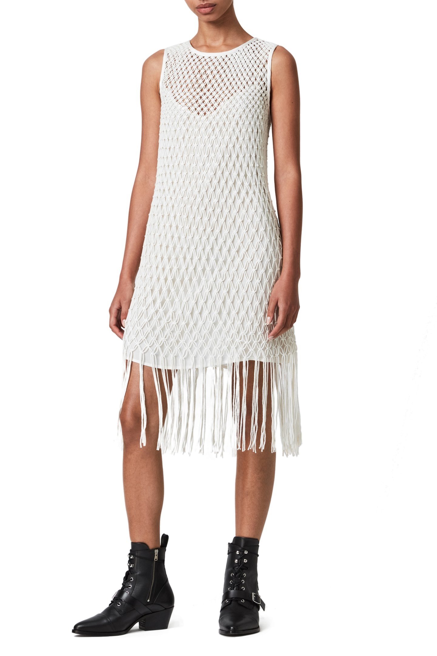 JESA DRESS CHALK WHITE 1