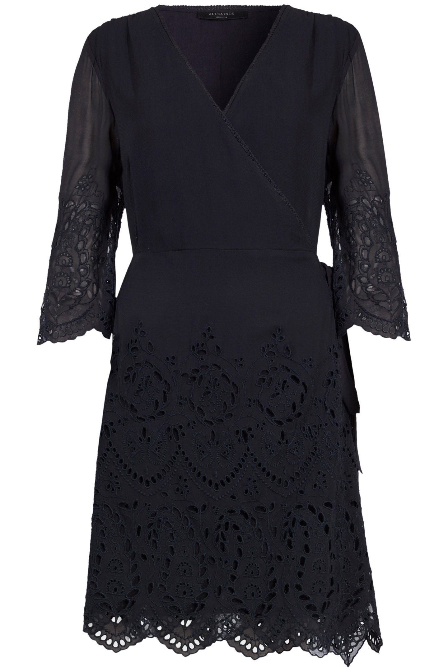 ZARIAH LS DRESS INK BLUE 1