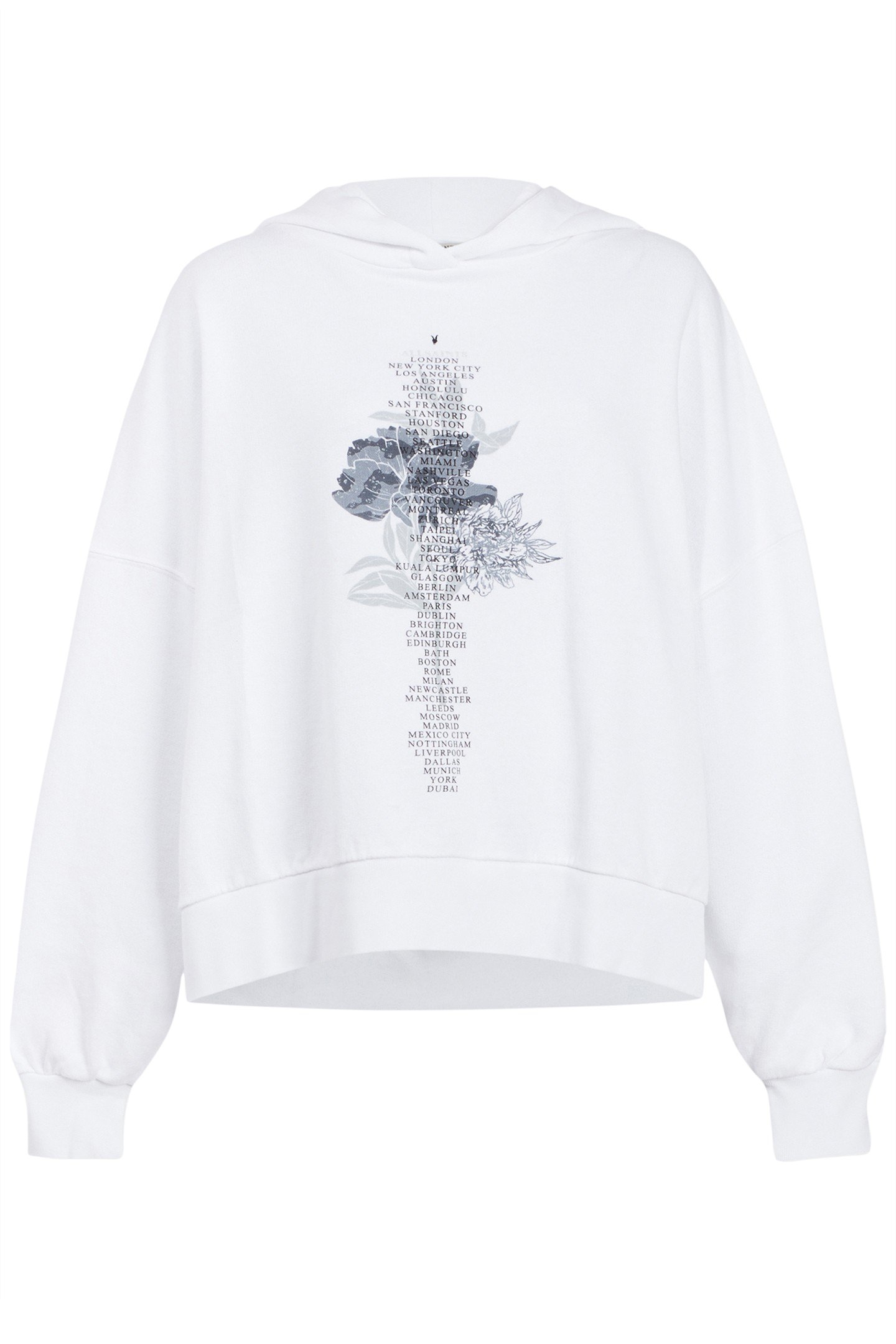 FLORE TALIE HOODY OPTIC WHITE 1