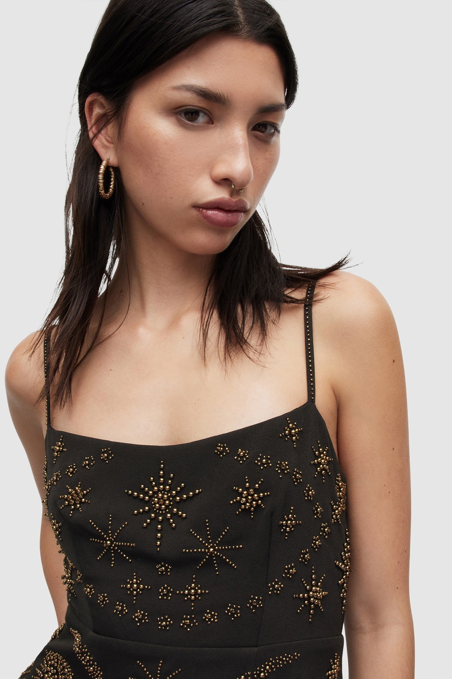 ABELLA SELENE EMB DR BLACK 6