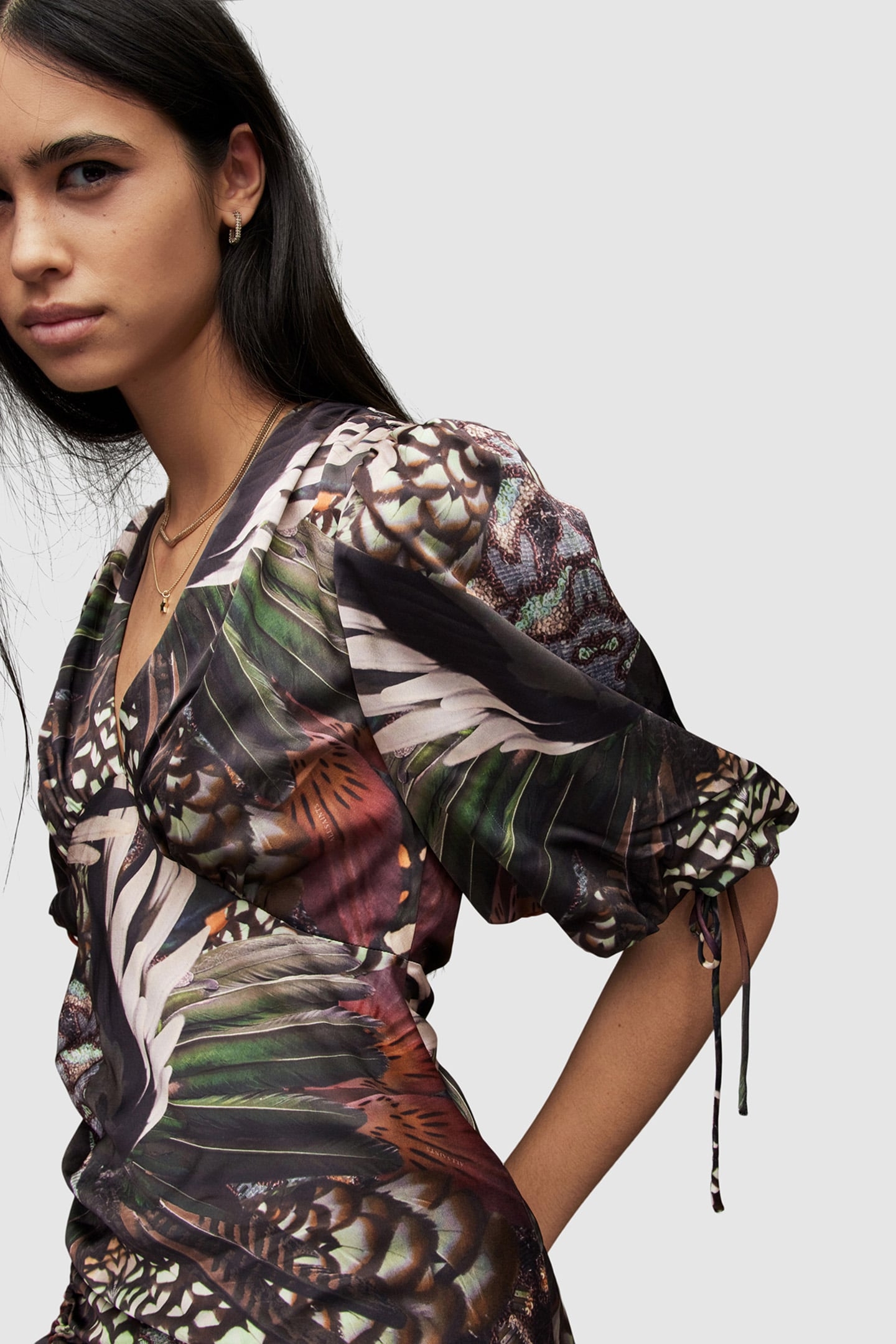 SAFIYA GENE DRESS JEWEL GREEN 6