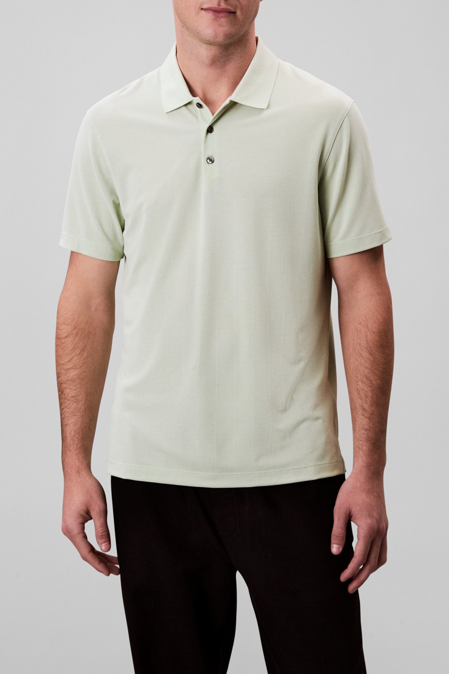 SS STRIPE STRECH JAC TENDER GREENS 1