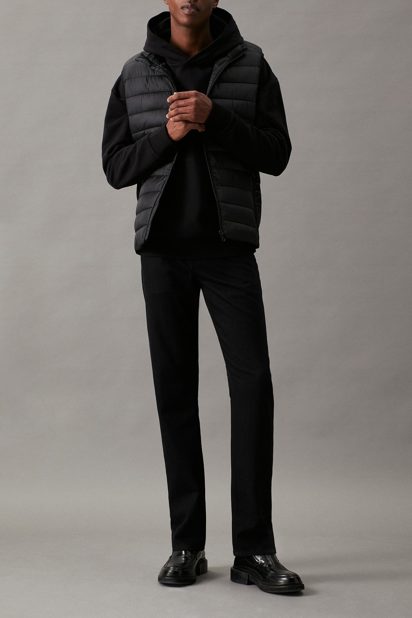 RECYCLED SIDE LOGO V CK BLACK 2