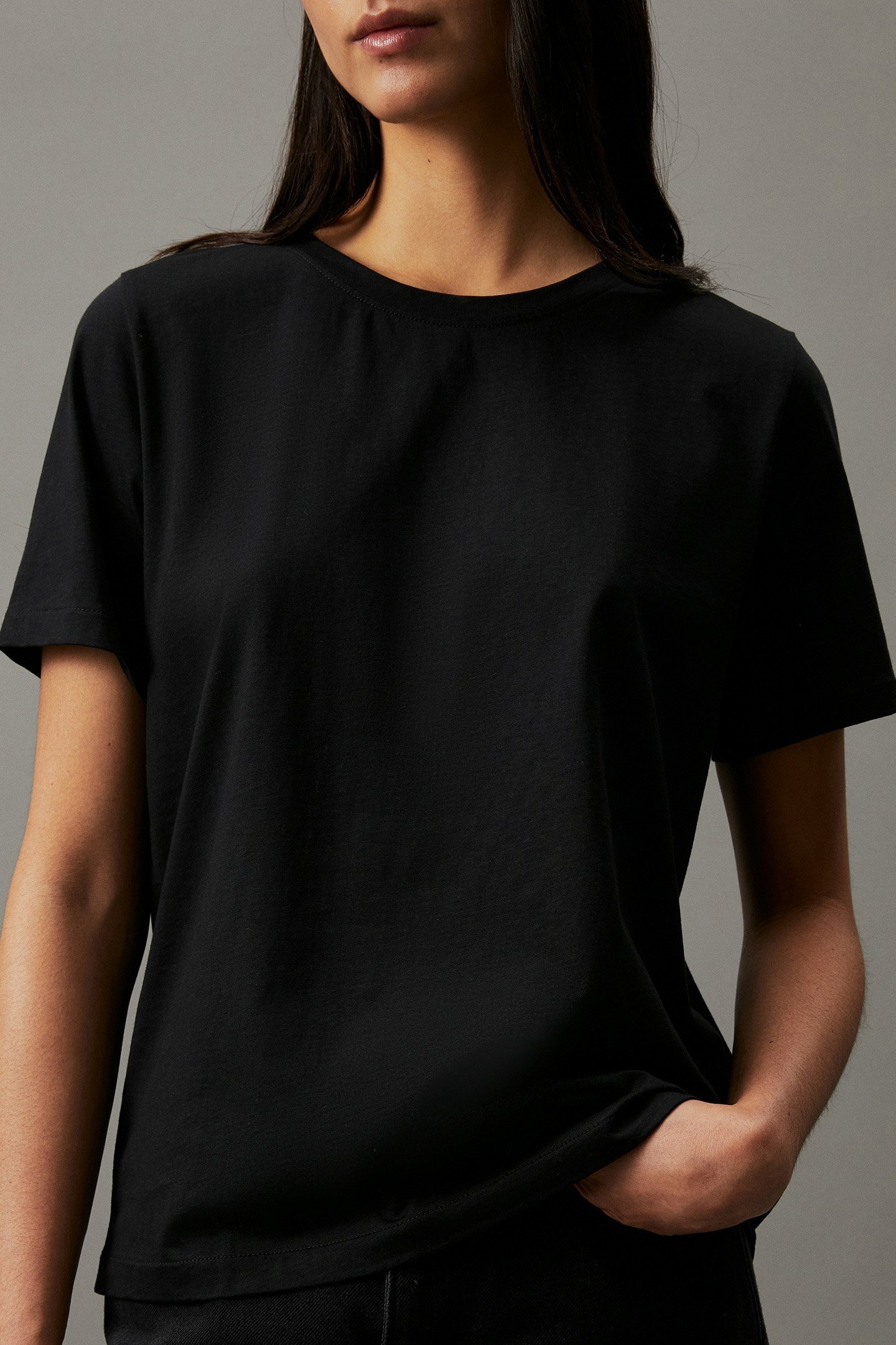 SMOOTH STANDARD FIT T-SHIRT BLACK 1