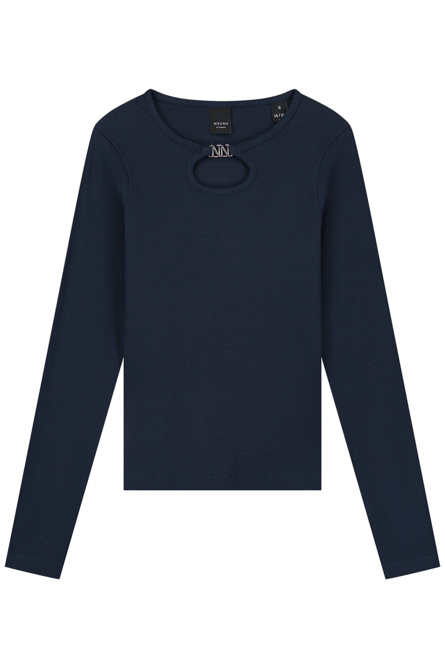 PRESLEY LS RIB TOP DARK NIGHT 2