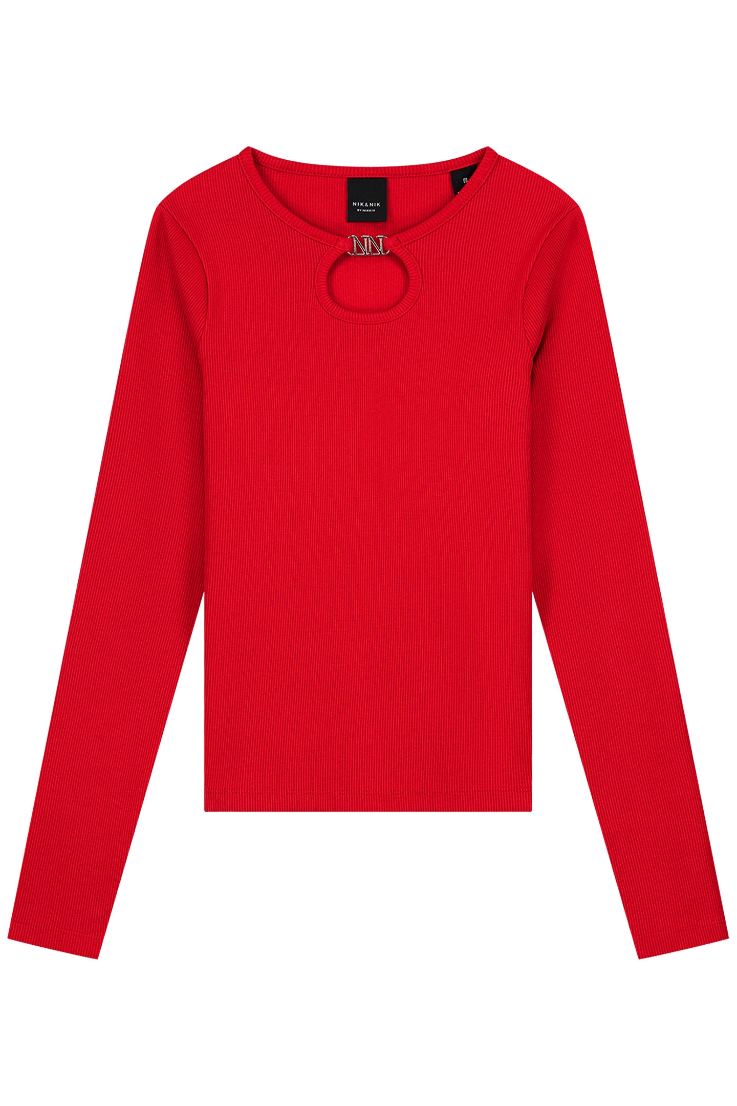PRESLEY LS RIB TOP RUBY RED 2