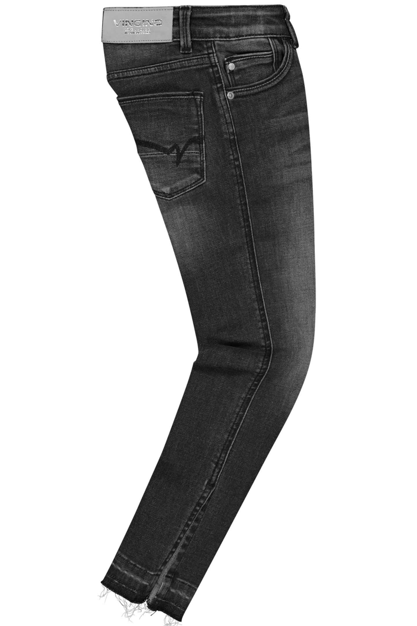 GIRL'S BELIZE SPLIT JEANS BLACK VINTAGE 3