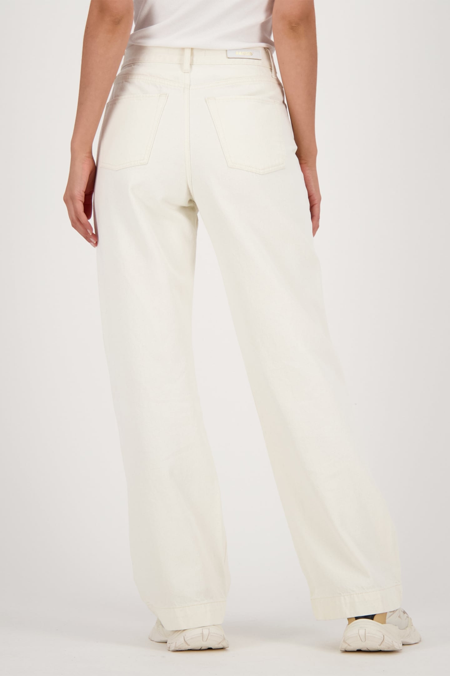 OASIS PATCHED-ON POCKETS JEANS BRIGHT CREAM 2