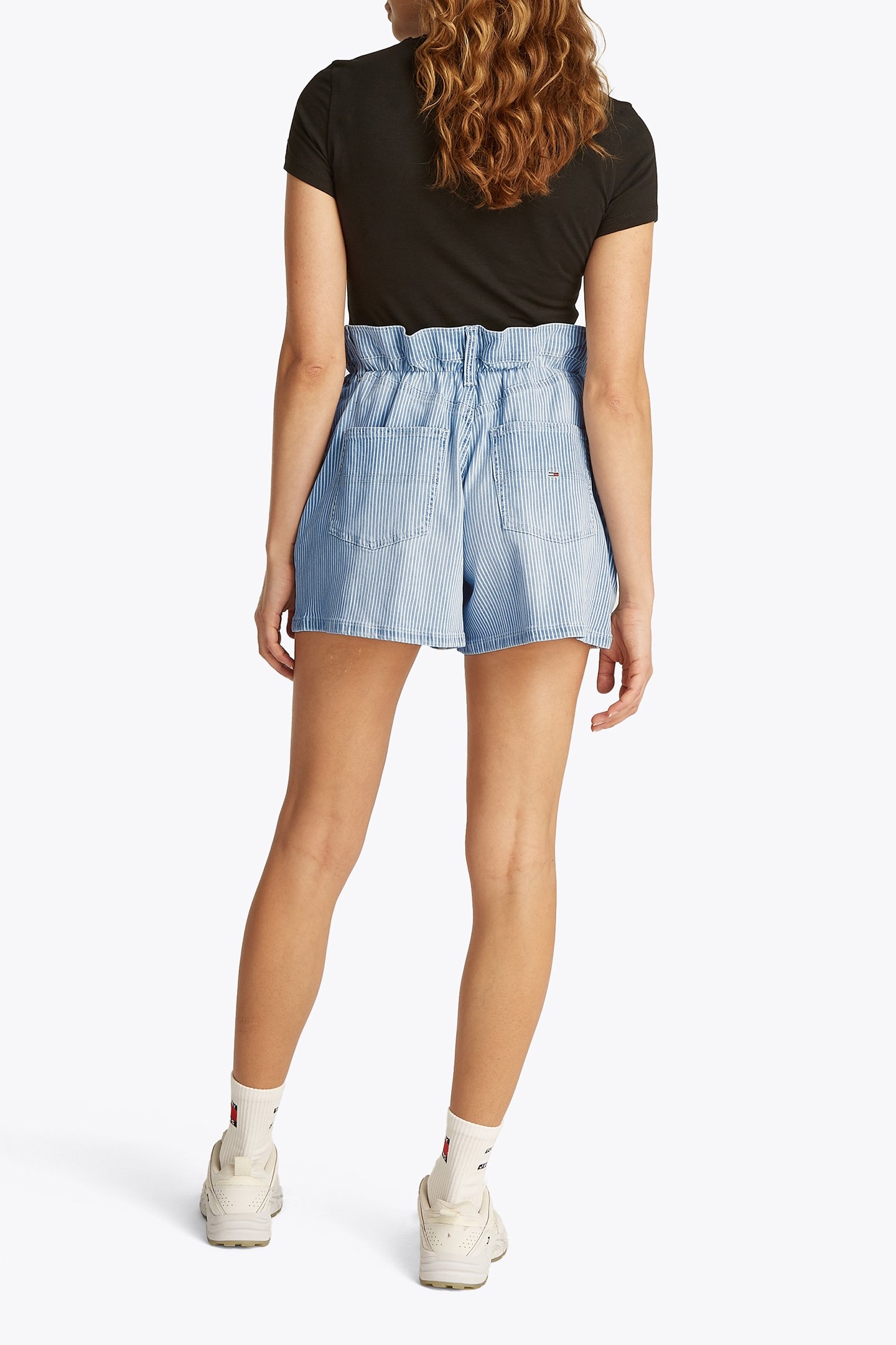 PAPERBAG SHORT REGULAR FIT EXTRA SHORT DENIM - BLUE 3