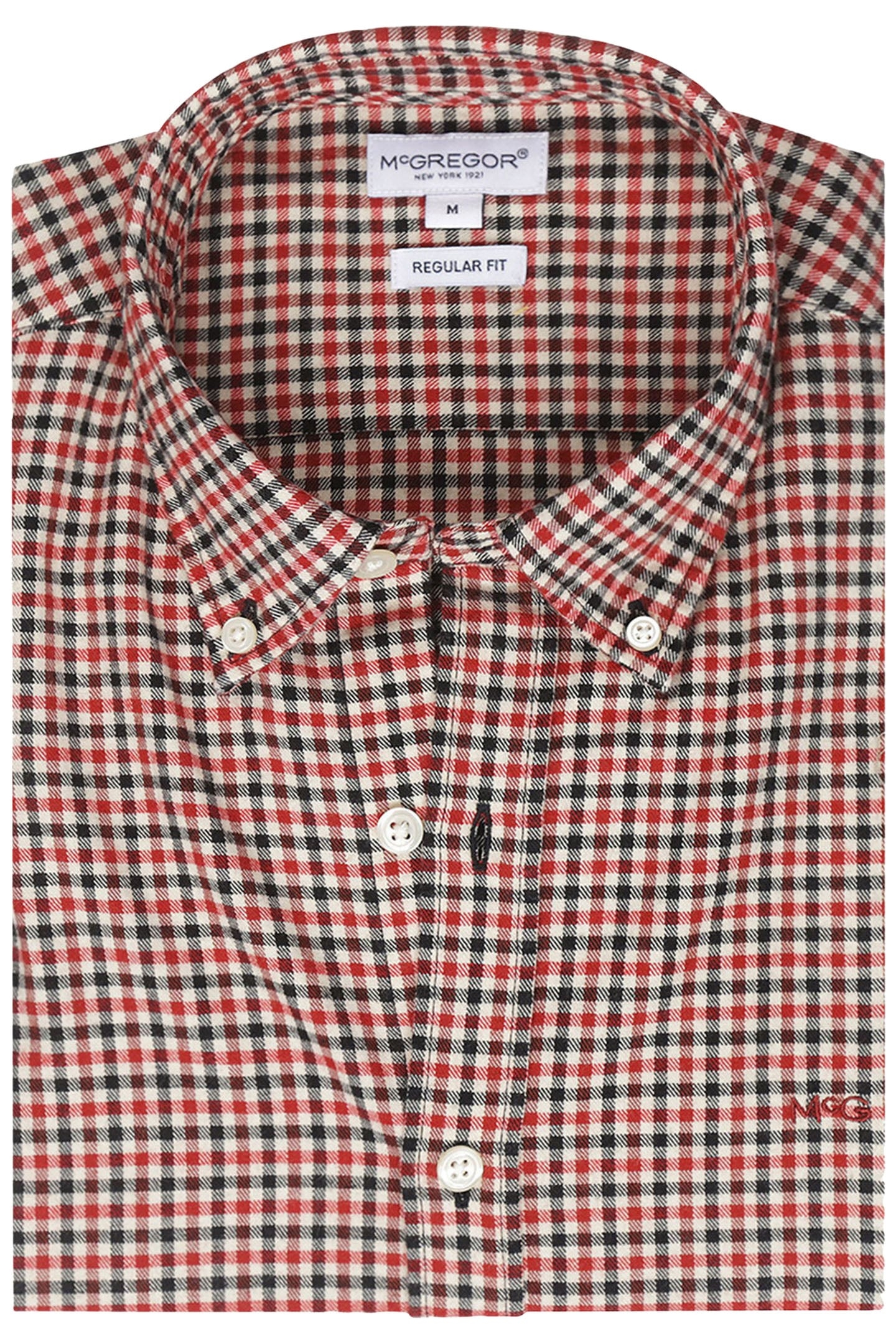 TATTERSAL CHECK SHIRT CHESNUT 3