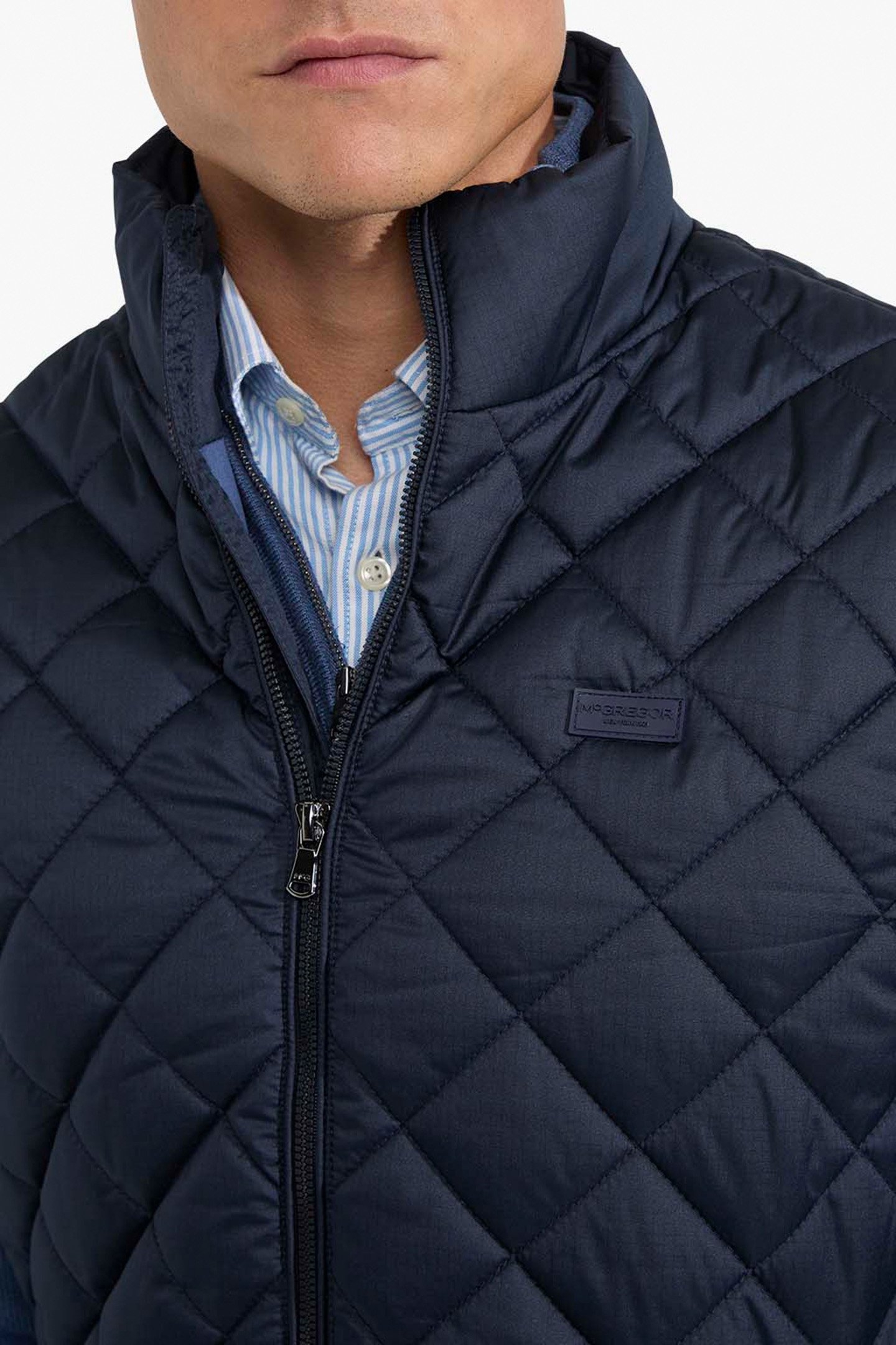 QUILTED BODYWARMER NAVY 6
