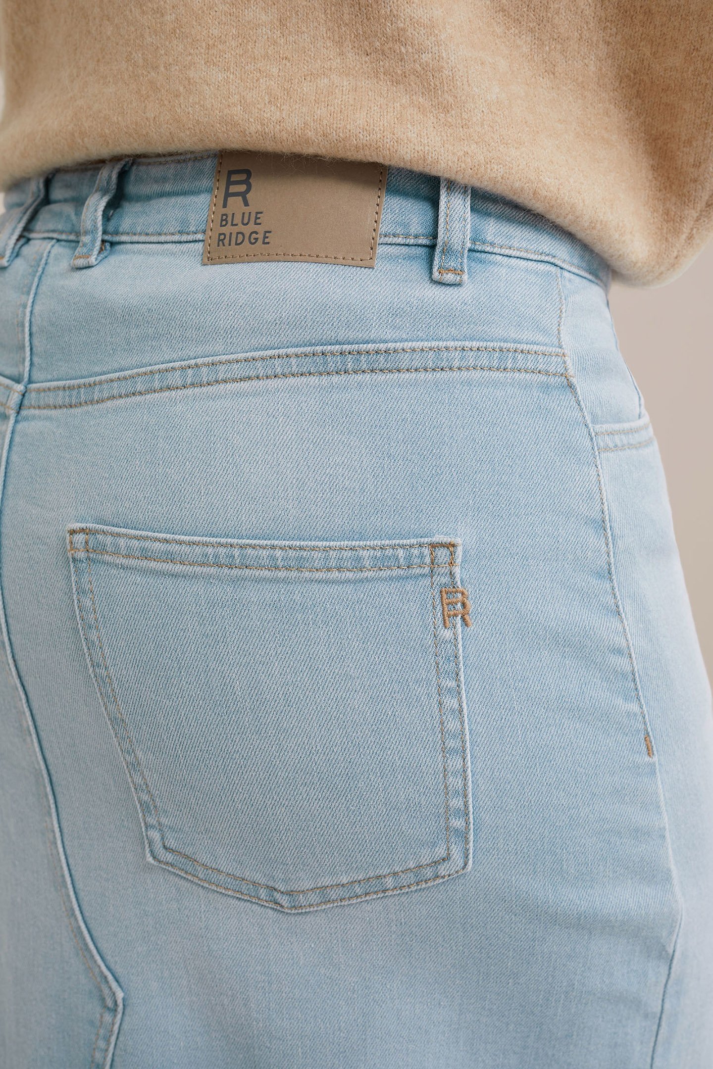 SKIRT MAXI LENGTH LIGHT BLUE 5