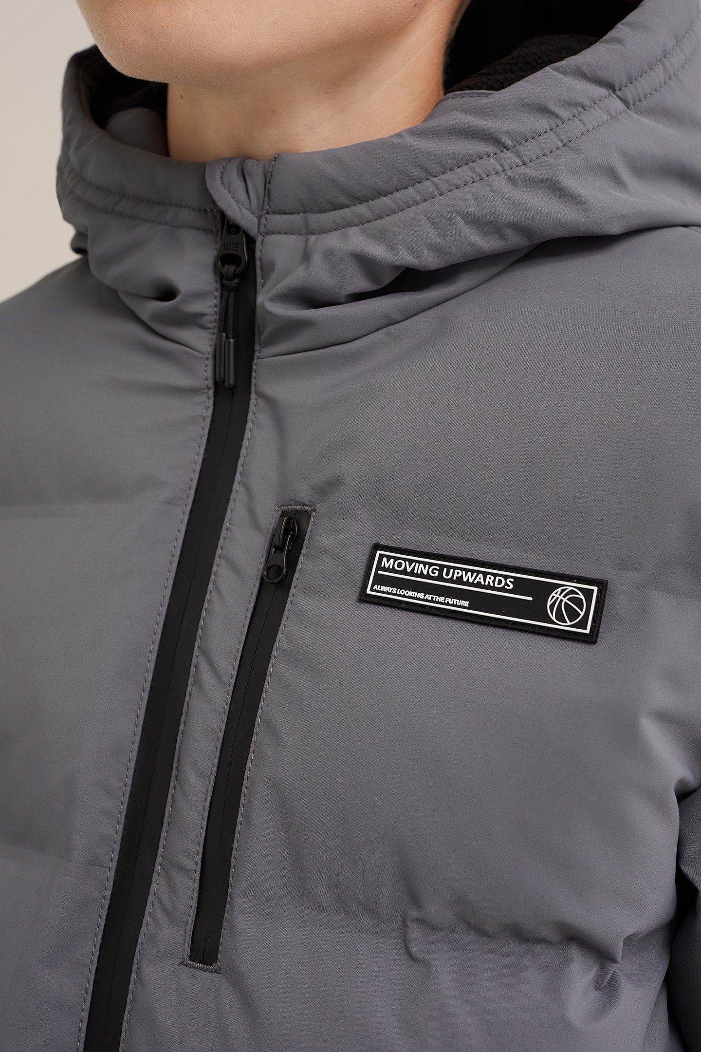 JACKET MIDLONG DARK GREY 5