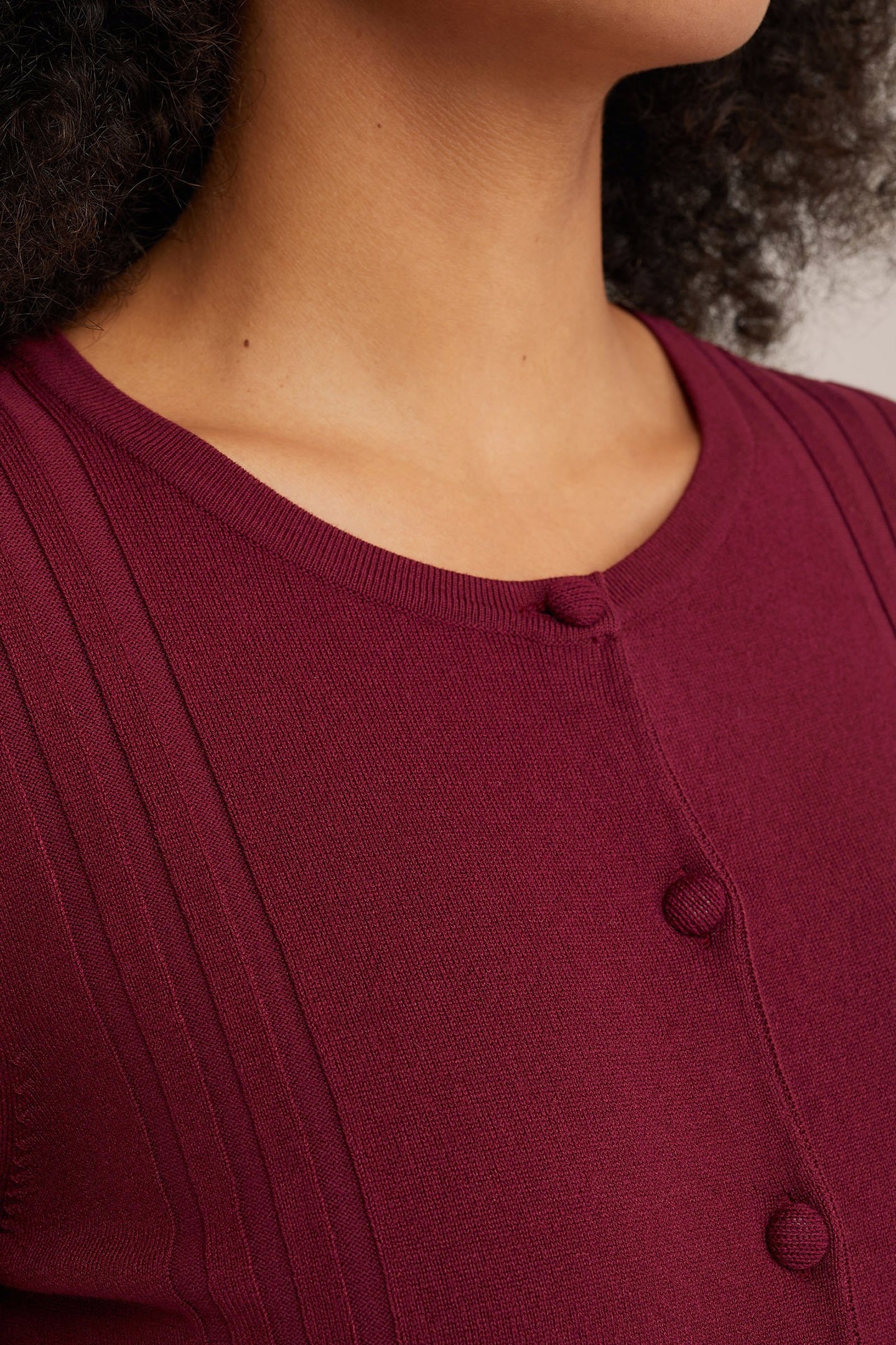 KNITTED CARDIGAN RED 5