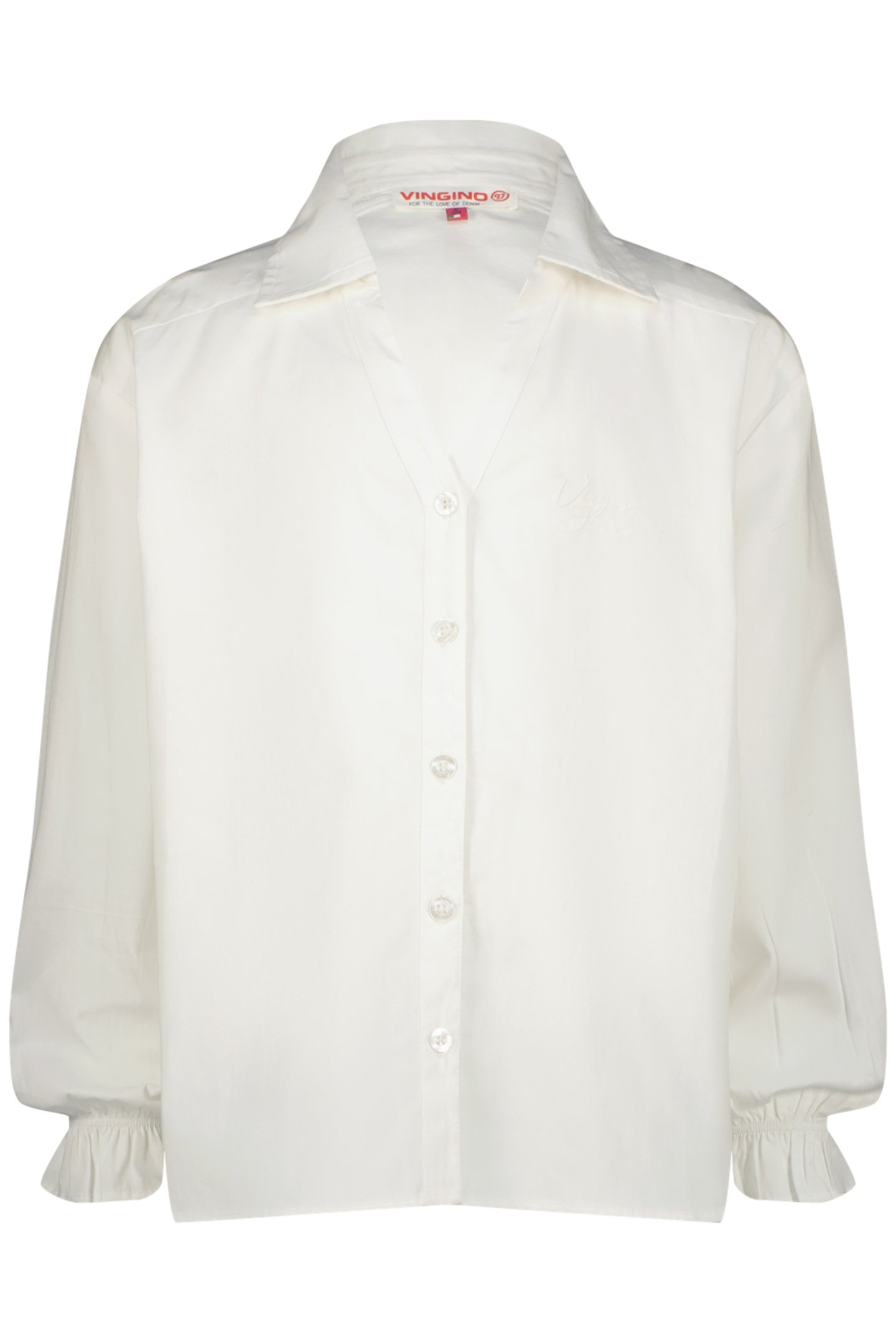 GIRL'S LOLELY BLOUSE REAL WHITE 1