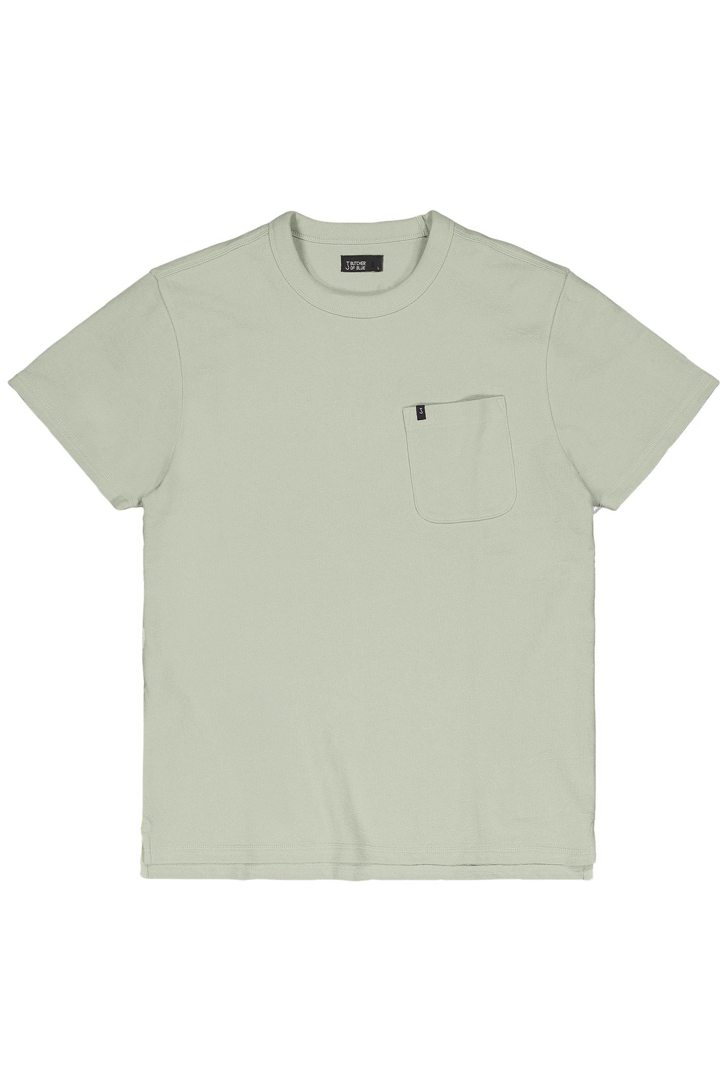 ADRIEN LOOSE PKT TEE DK. DELPHI GREEN 3