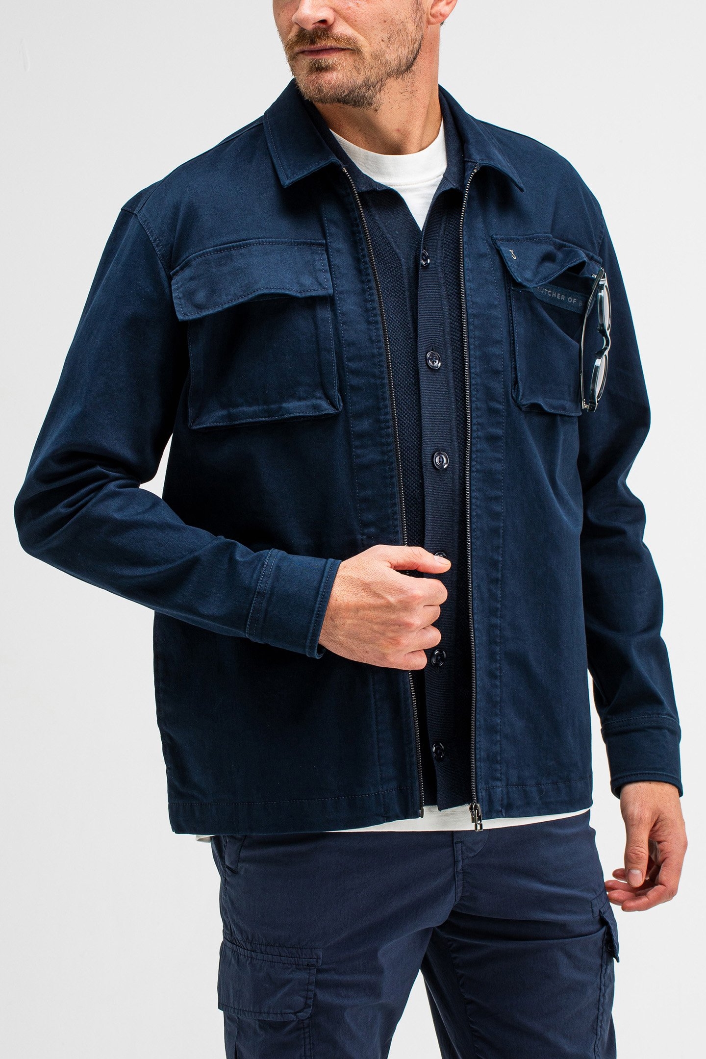SONAM TWILL OVERSHIRT ALASKA BLUE 1