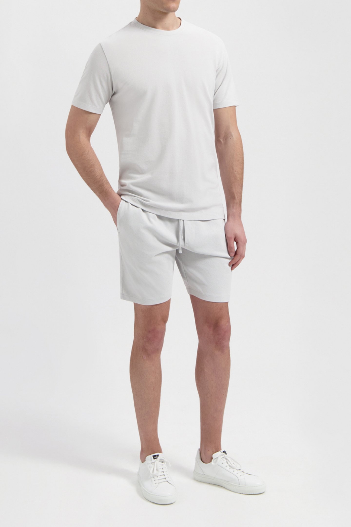 DEAN | PIQUÉ T-SHIRT LIGHT GREY 3