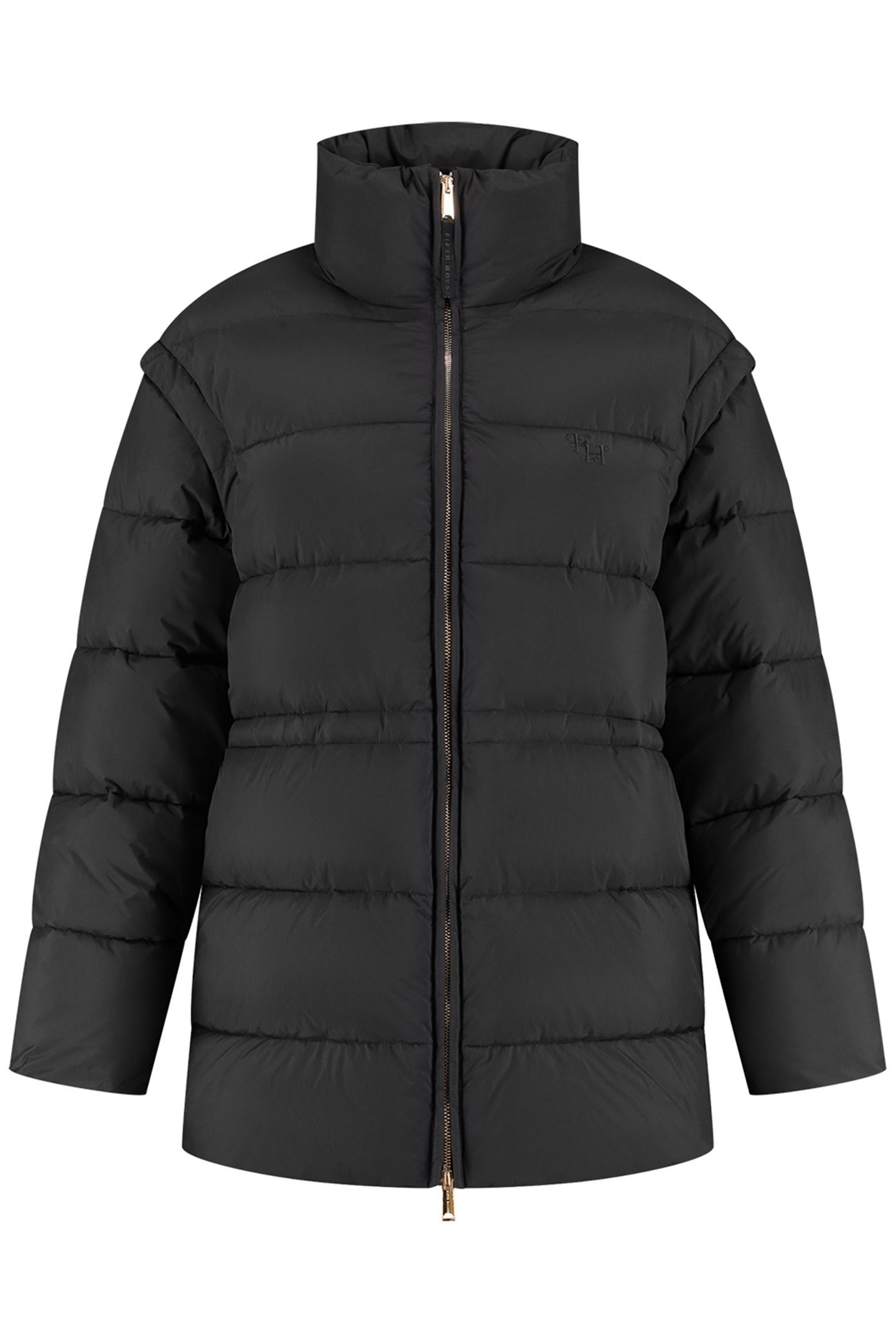 DREW SHORT PUFFER COAT BLACK 2
