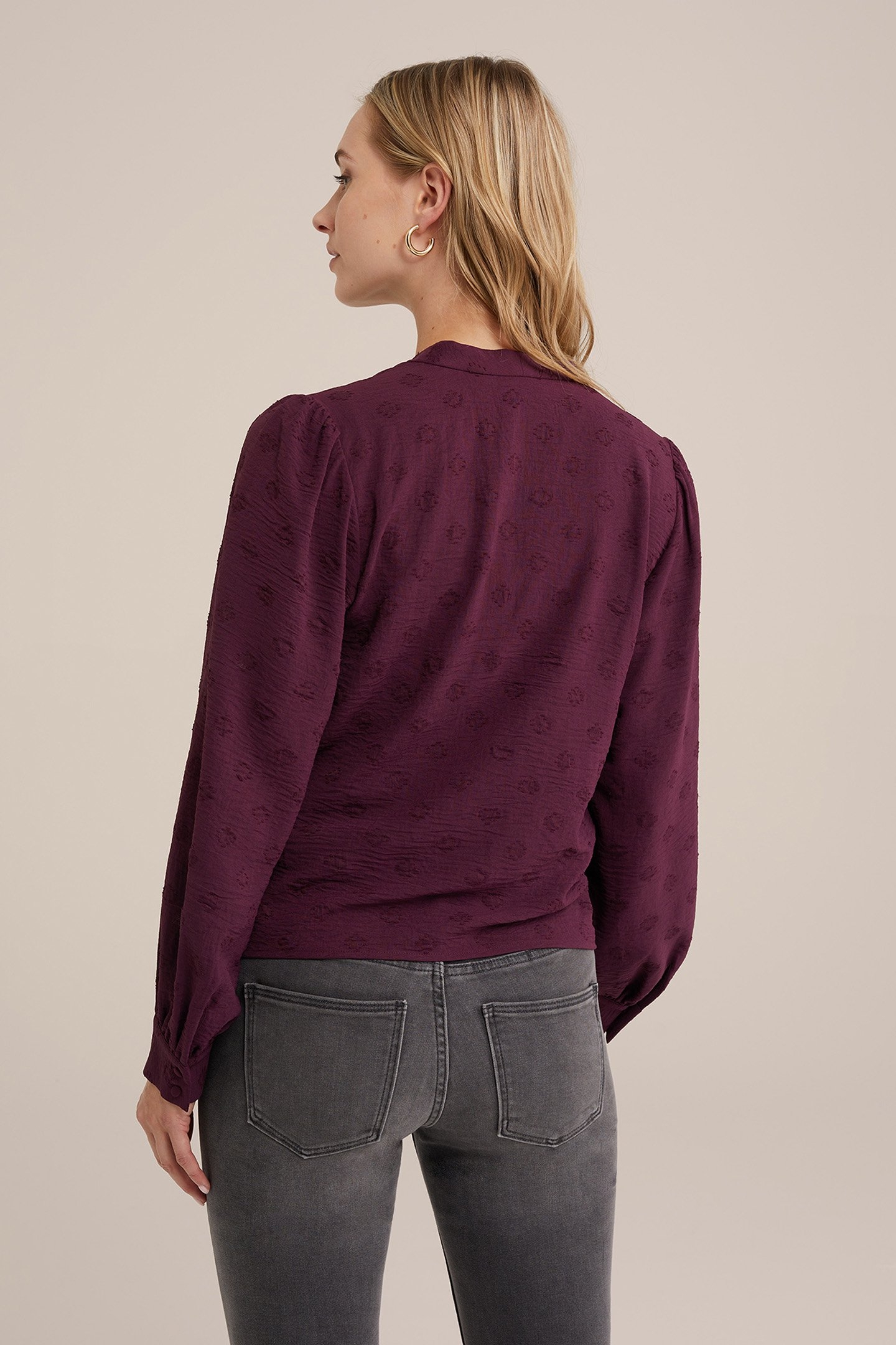 BLOUSE DARK PURPLE 2