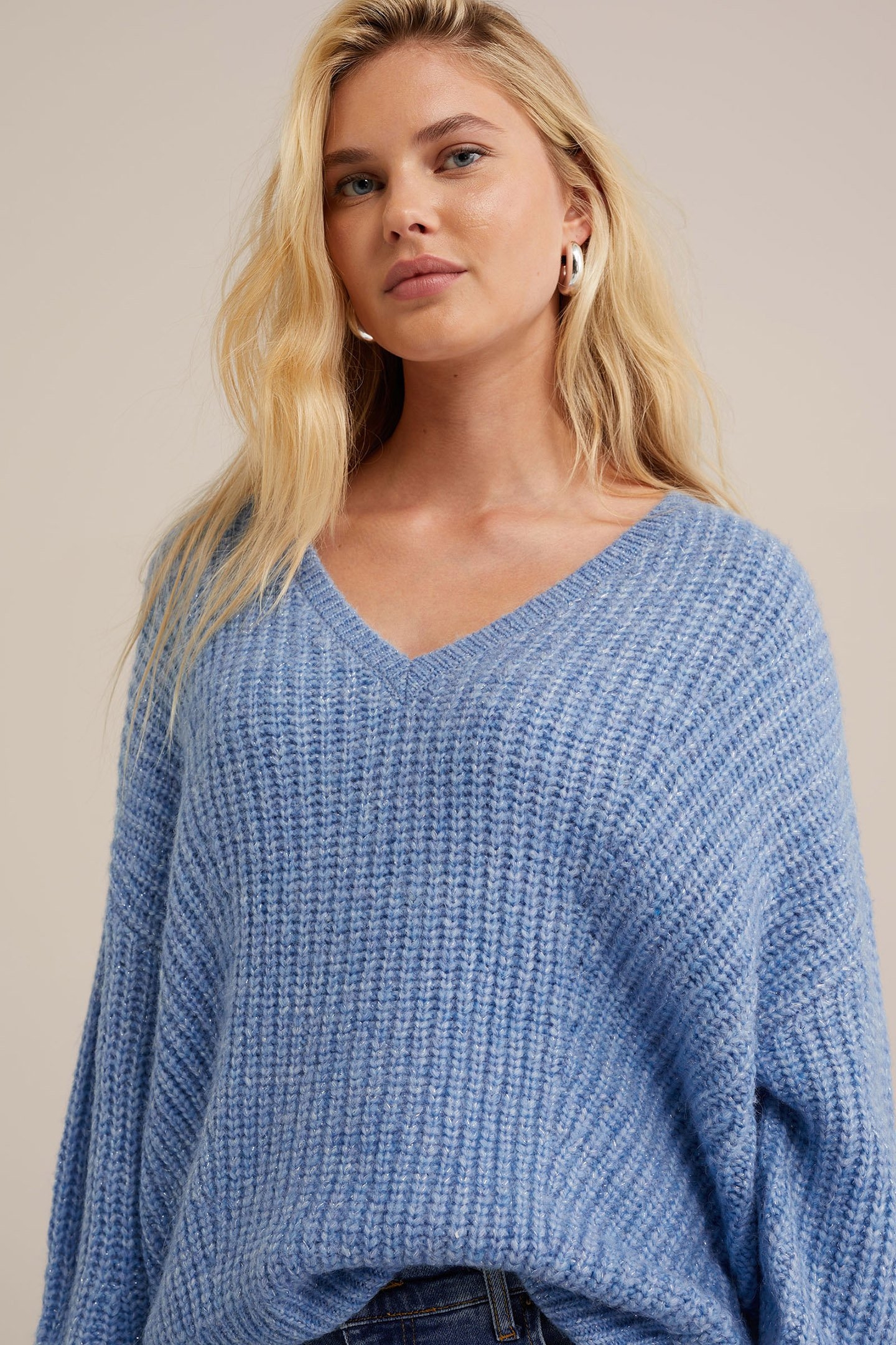 KNITTED PULLOVER LIGHT BLUE 5