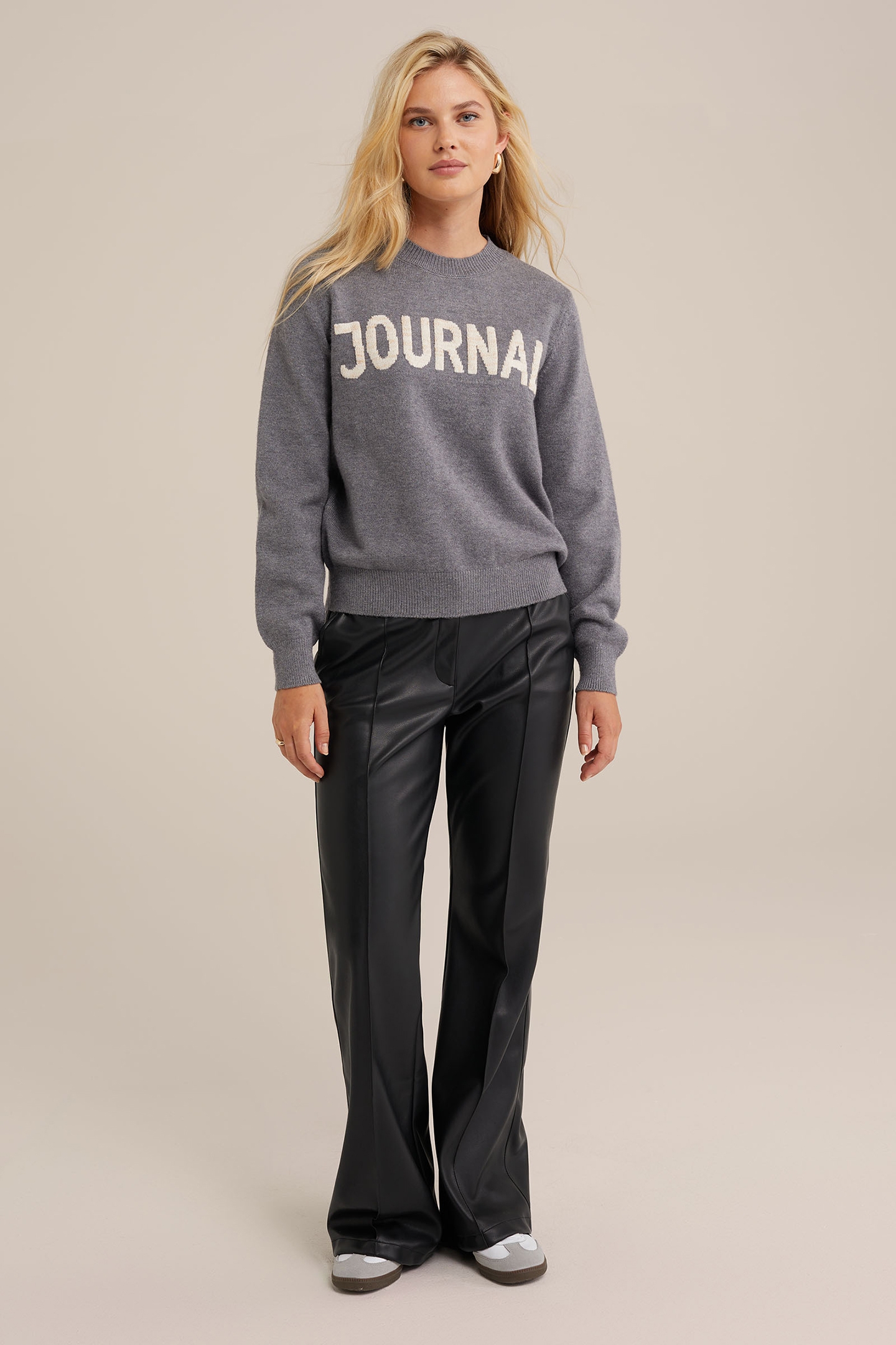 KNITTED PULLOVER GREY 3