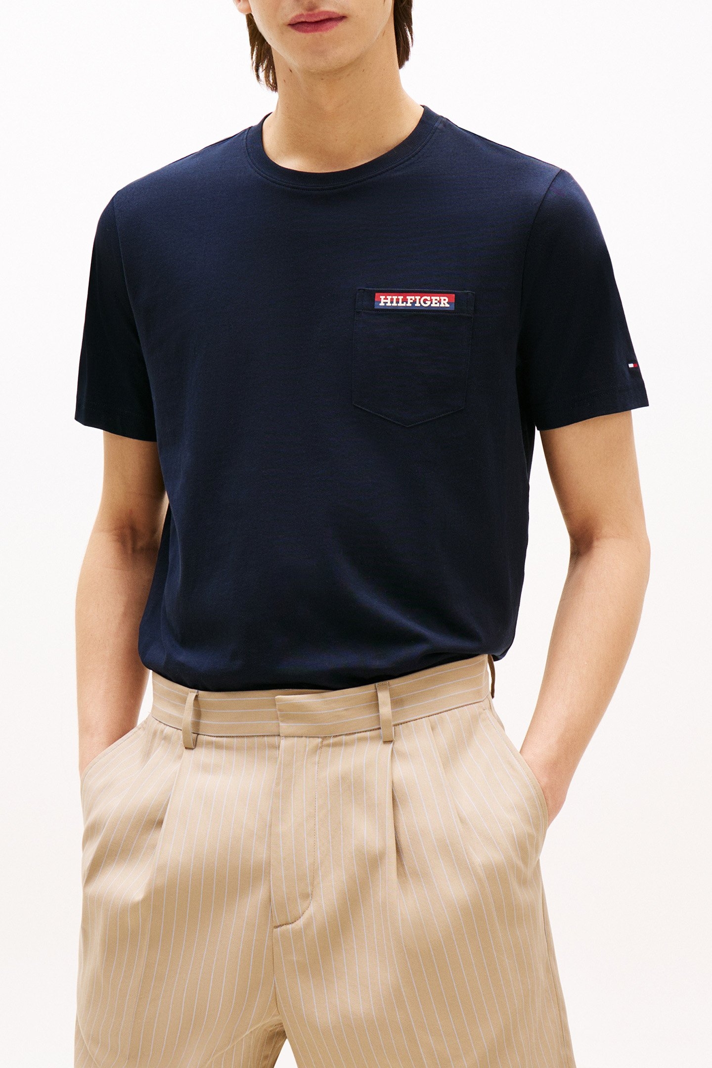 AMERICANA MONOTYPE P DESERT SKY REGULAR FIT T-SHIRT BLUE 1