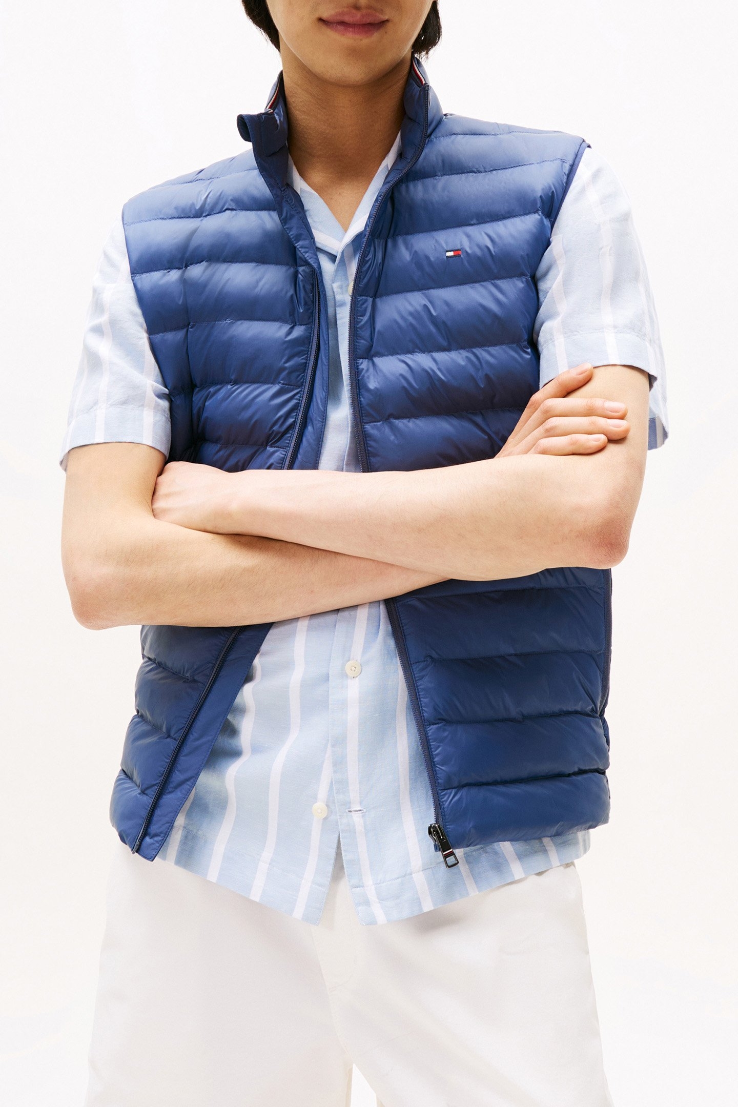TOMMY HILFIGER SLIM FIT BODYWARMER XXL BLUE 1