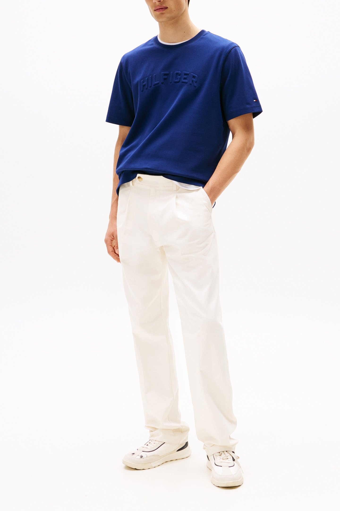 HILFIGER ARCH EMBOSS PREPPY NAVY 2