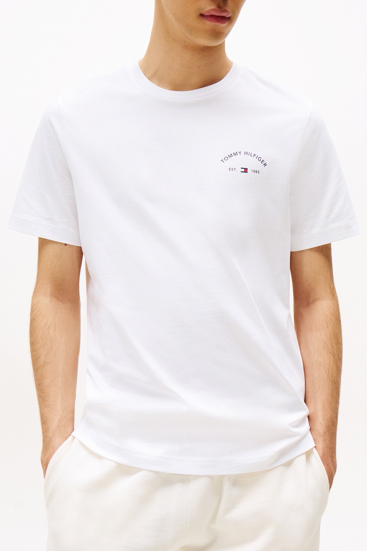 HILFIGER HOTEL TEE REGULAR FIT T-SHIRT WHITE 1