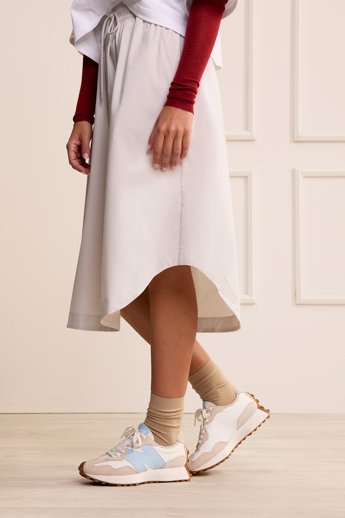 WS327FTA SNEAKERS IN WHITE AND BLUE 2