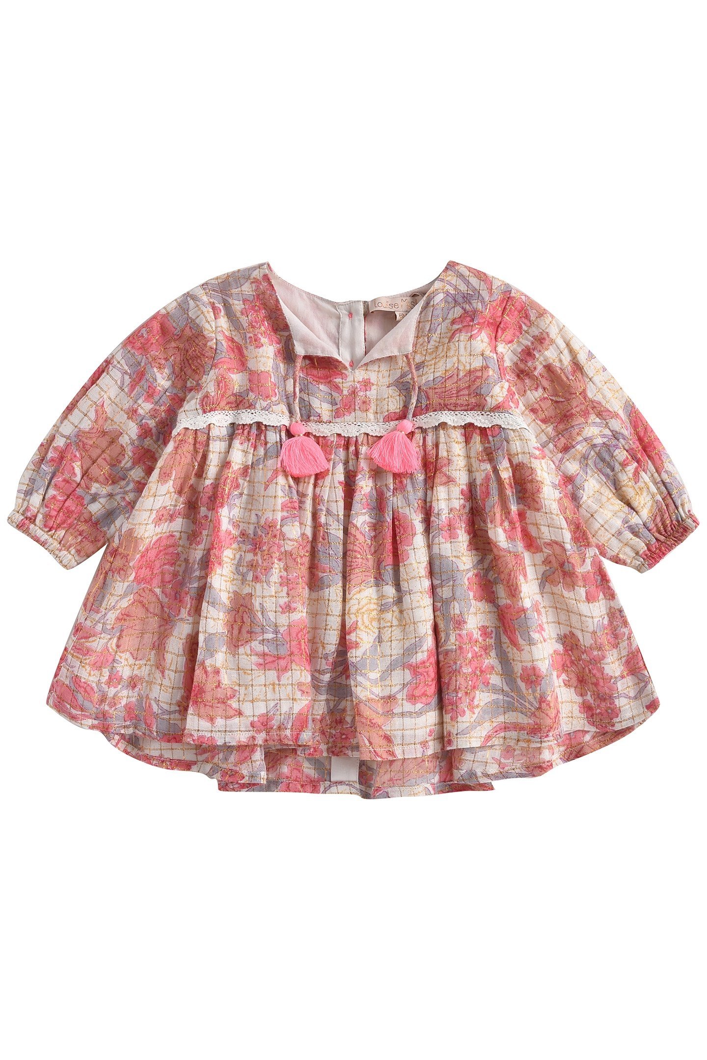 DRESS FELIZITA PINK FLOWERS 1