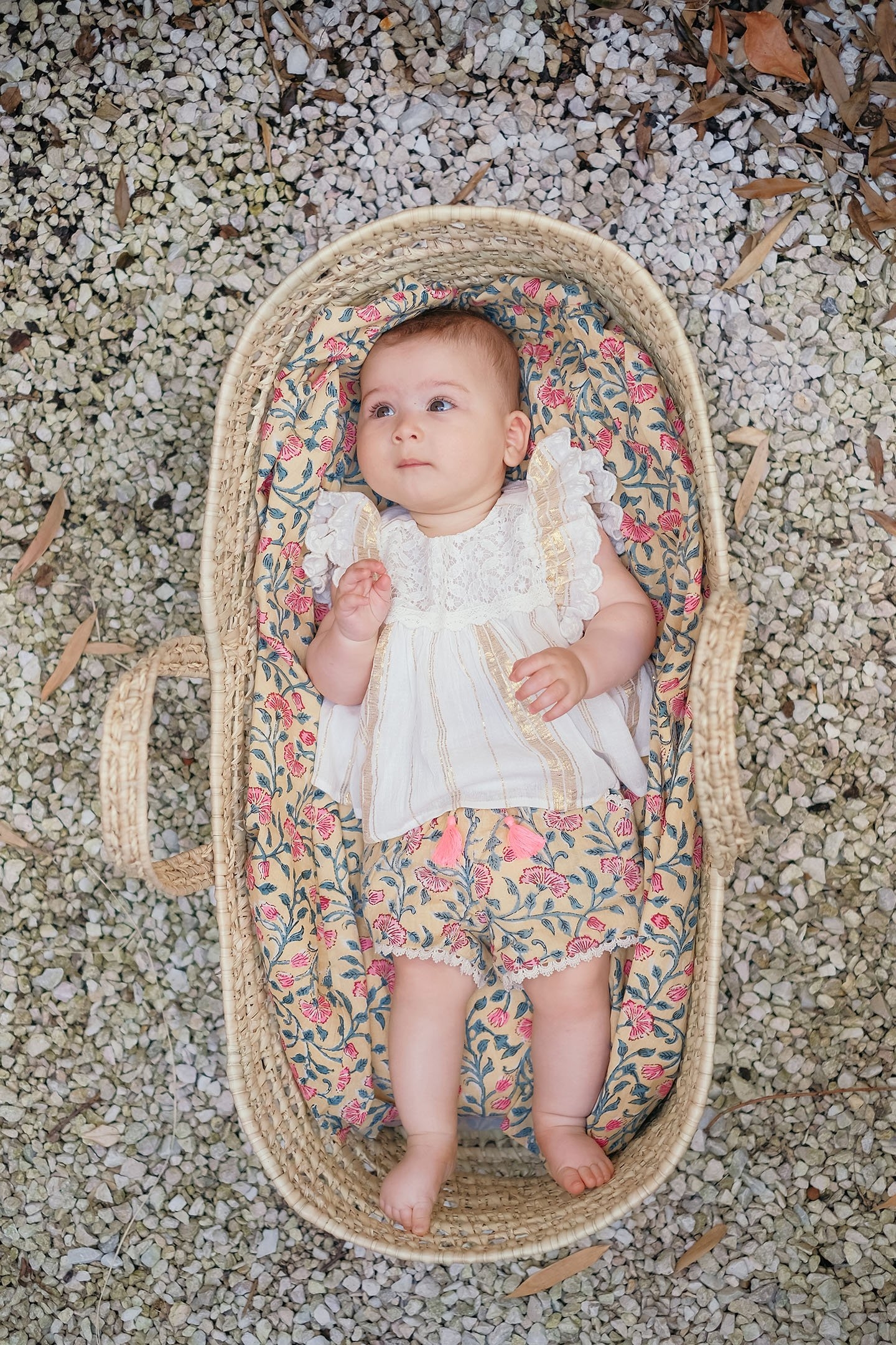 SHORTS VALLALOID LEMON FLOWERS 1