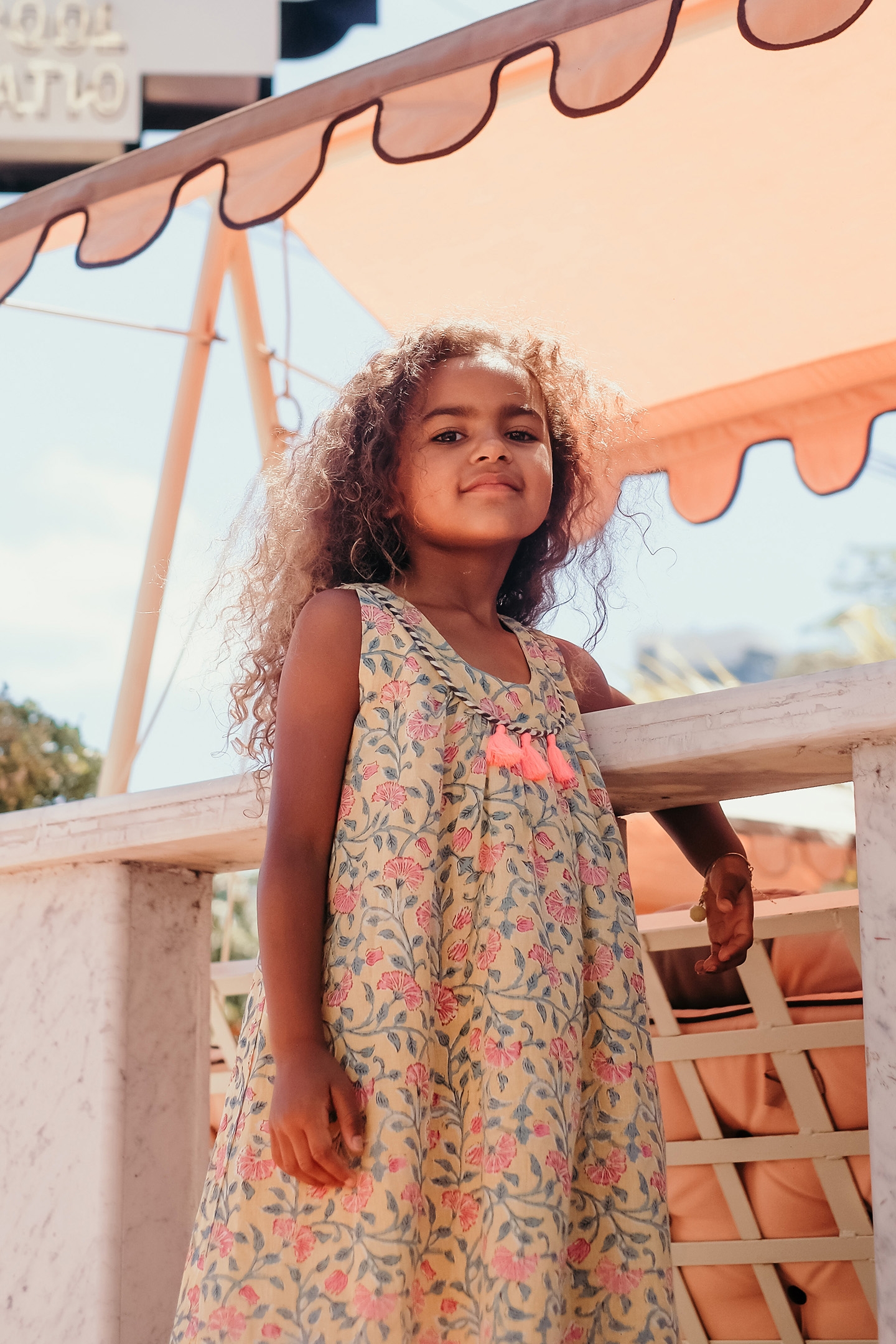 DRESS CALKINI LEMON FLOWERS 2