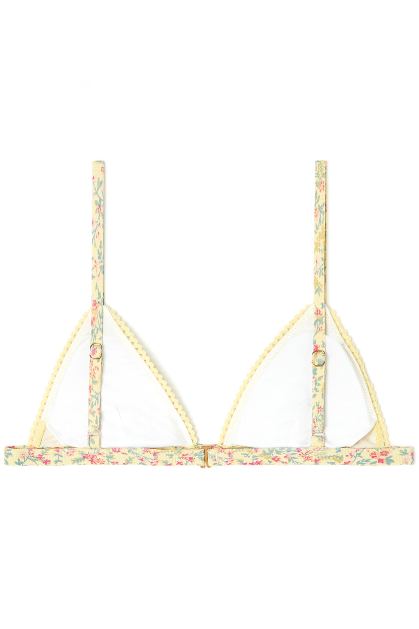 BIKINI TOP VASALIA YELLOW SPRING FLOWER 6